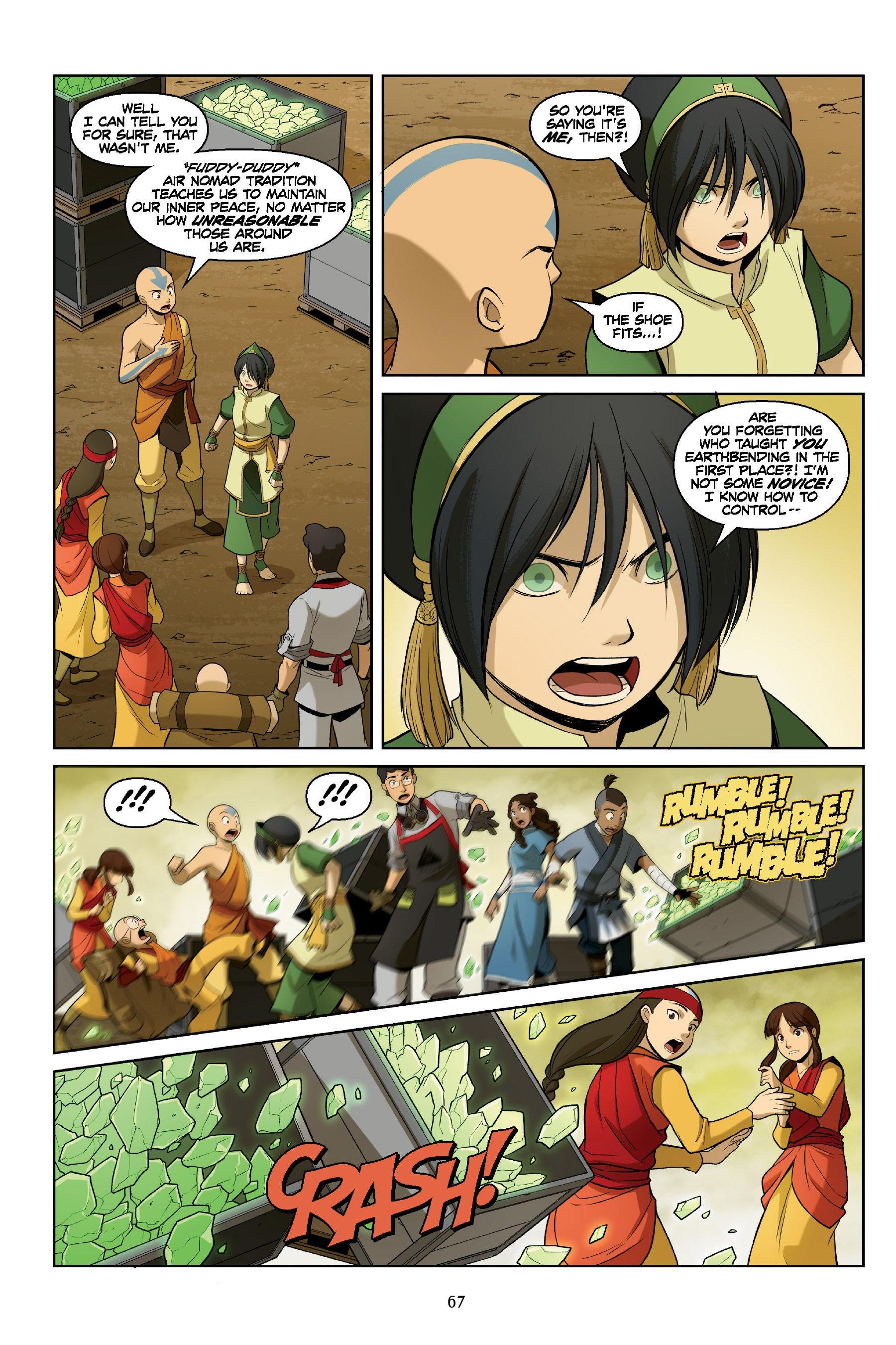 Read online Nickelodeon Avatar: The Last Airbender - The Rift comic -  Issue # _Omnibus (Part 1) - 67