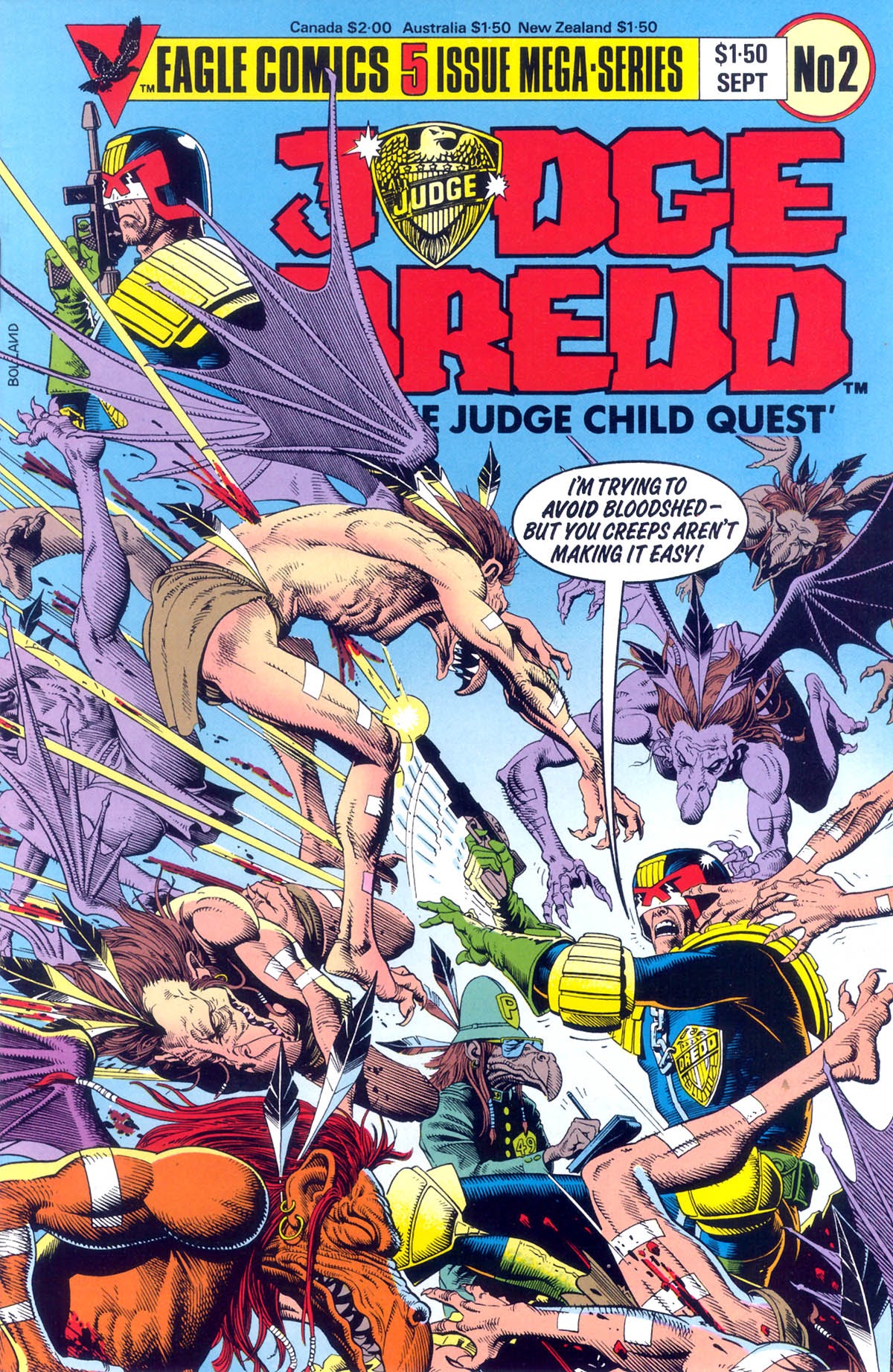 Read online Judge Dredd: The Judge Child Quest comic -  Issue #2 - 1