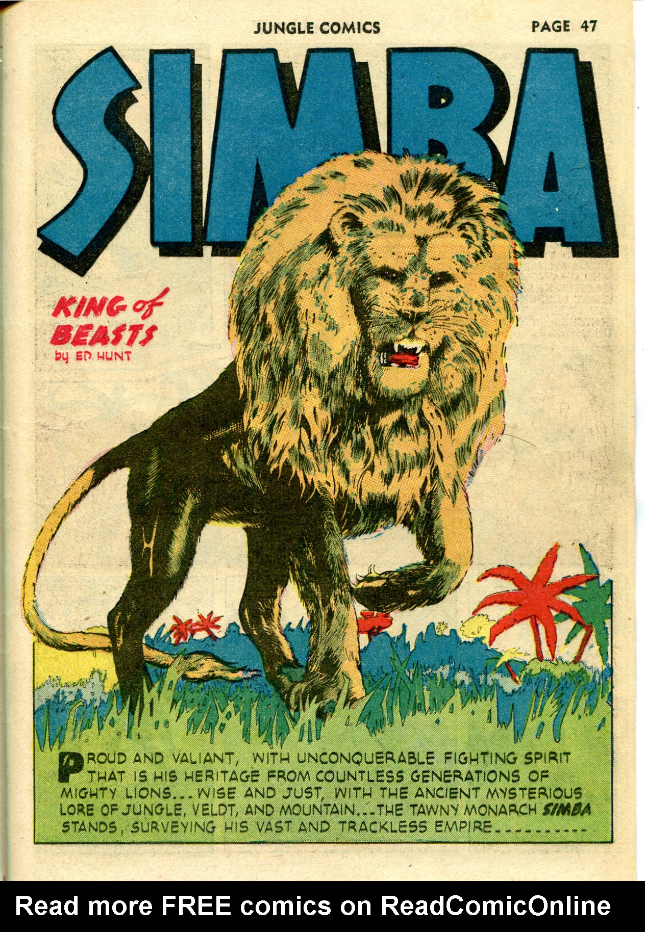 Read online Jungle Comics comic -  Issue #26 - 49