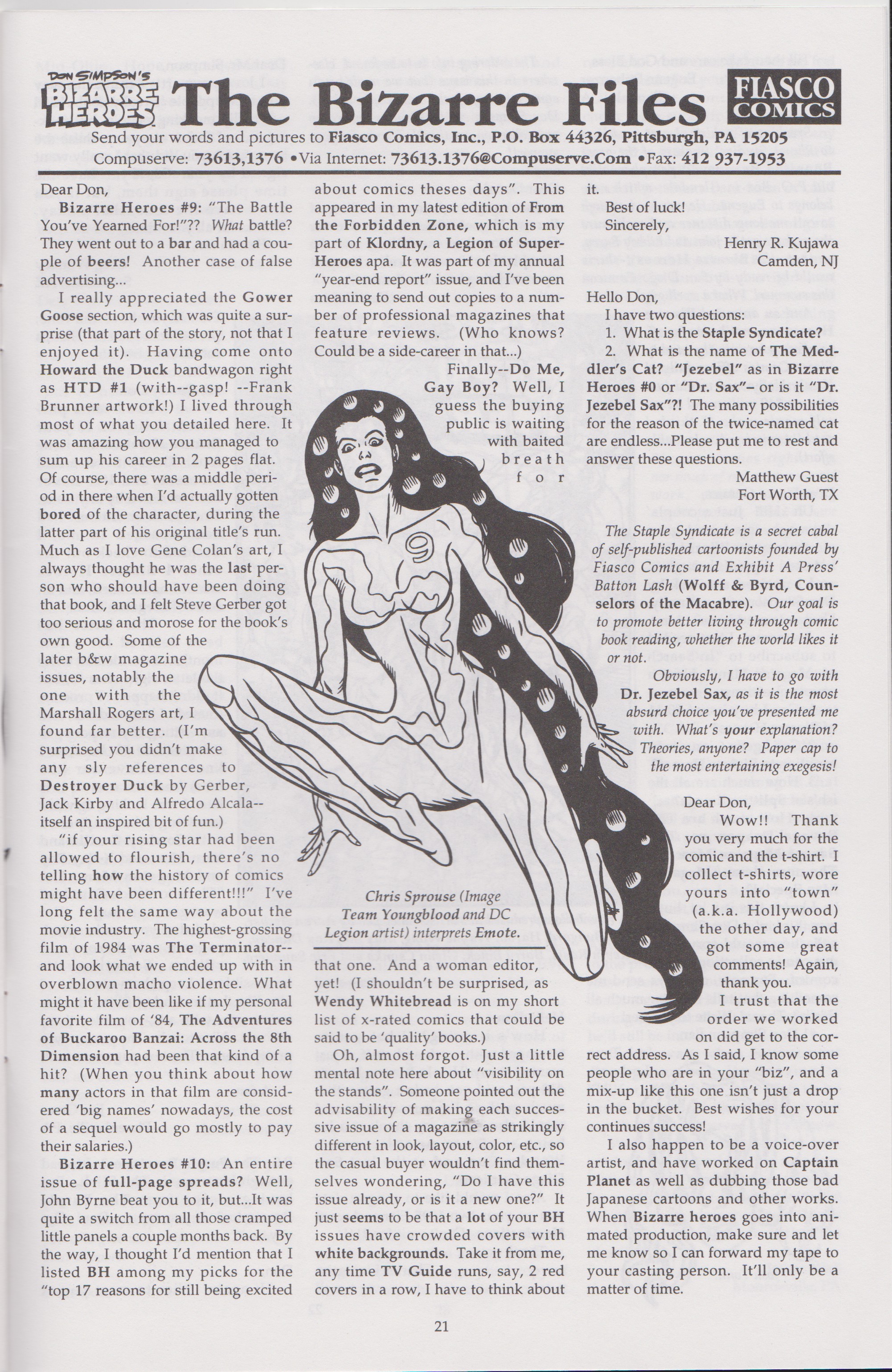 Read online Don Simpson's Bizarre Heroes comic -  Issue #12 - 23