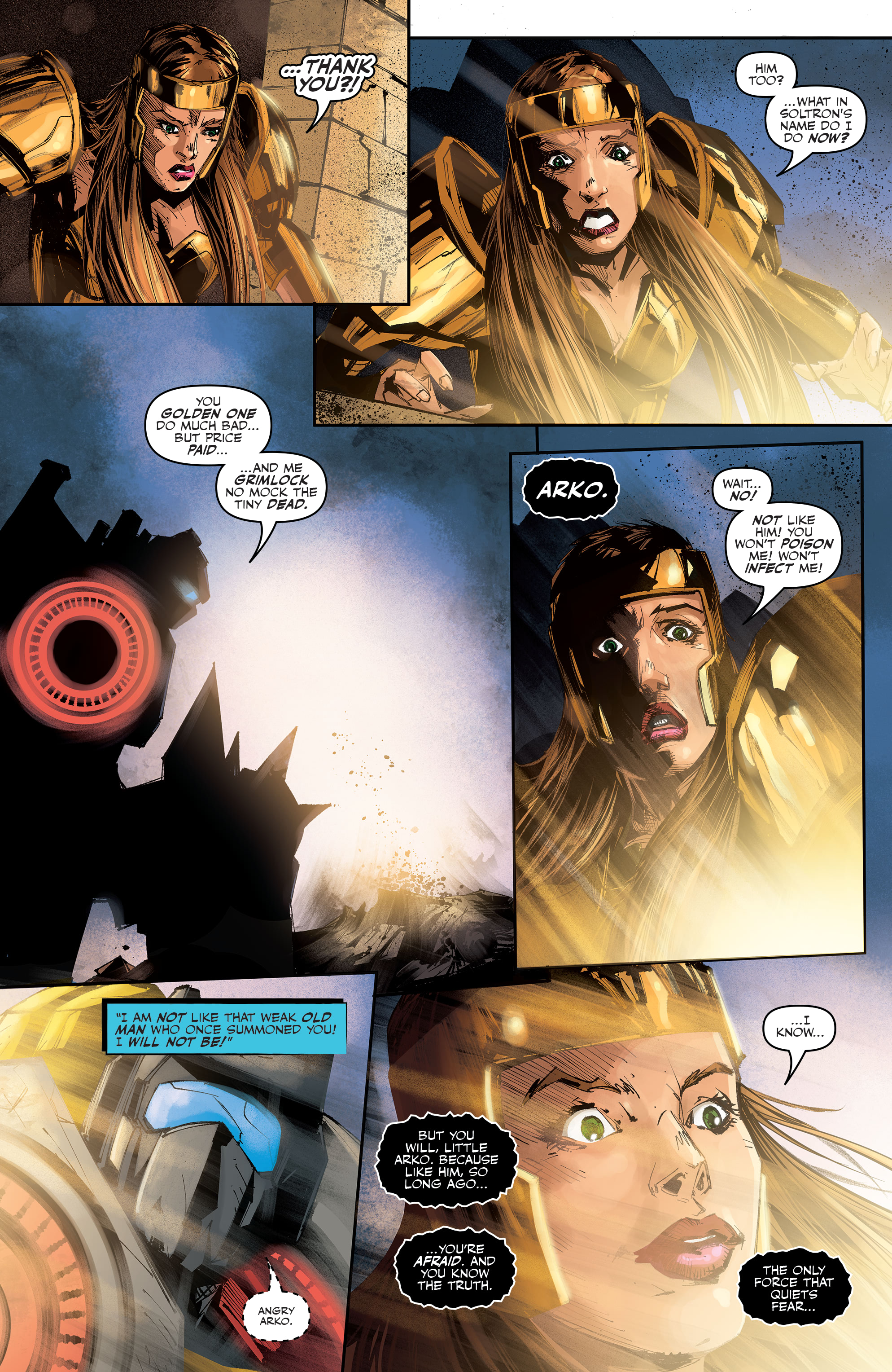 Read online Transformers: King Grimlock comic -  Issue #4 - 25