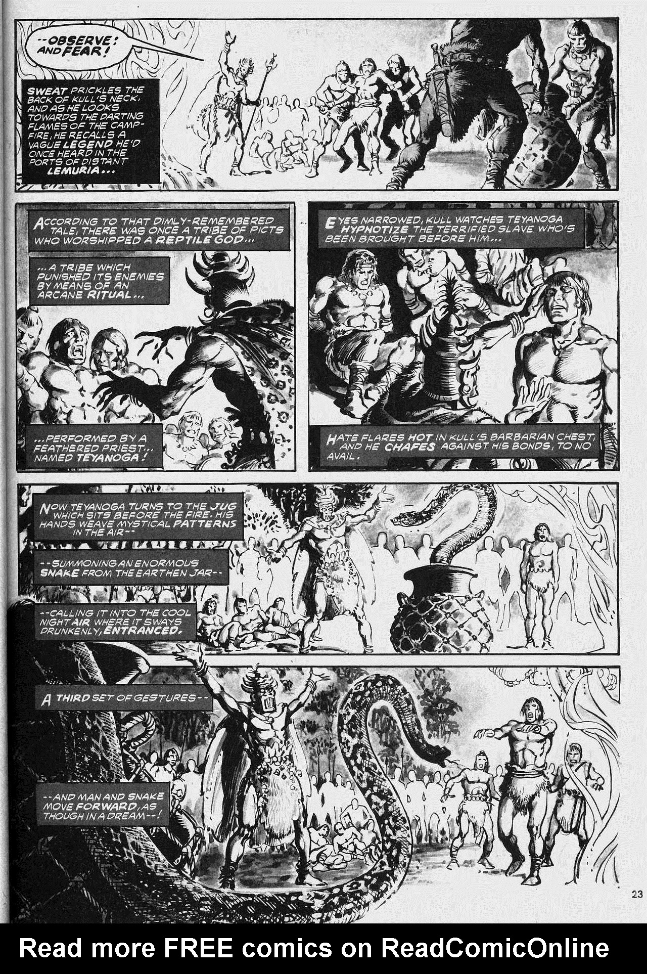 Read online Kull and the Barbarians comic -  Issue #2 - 23