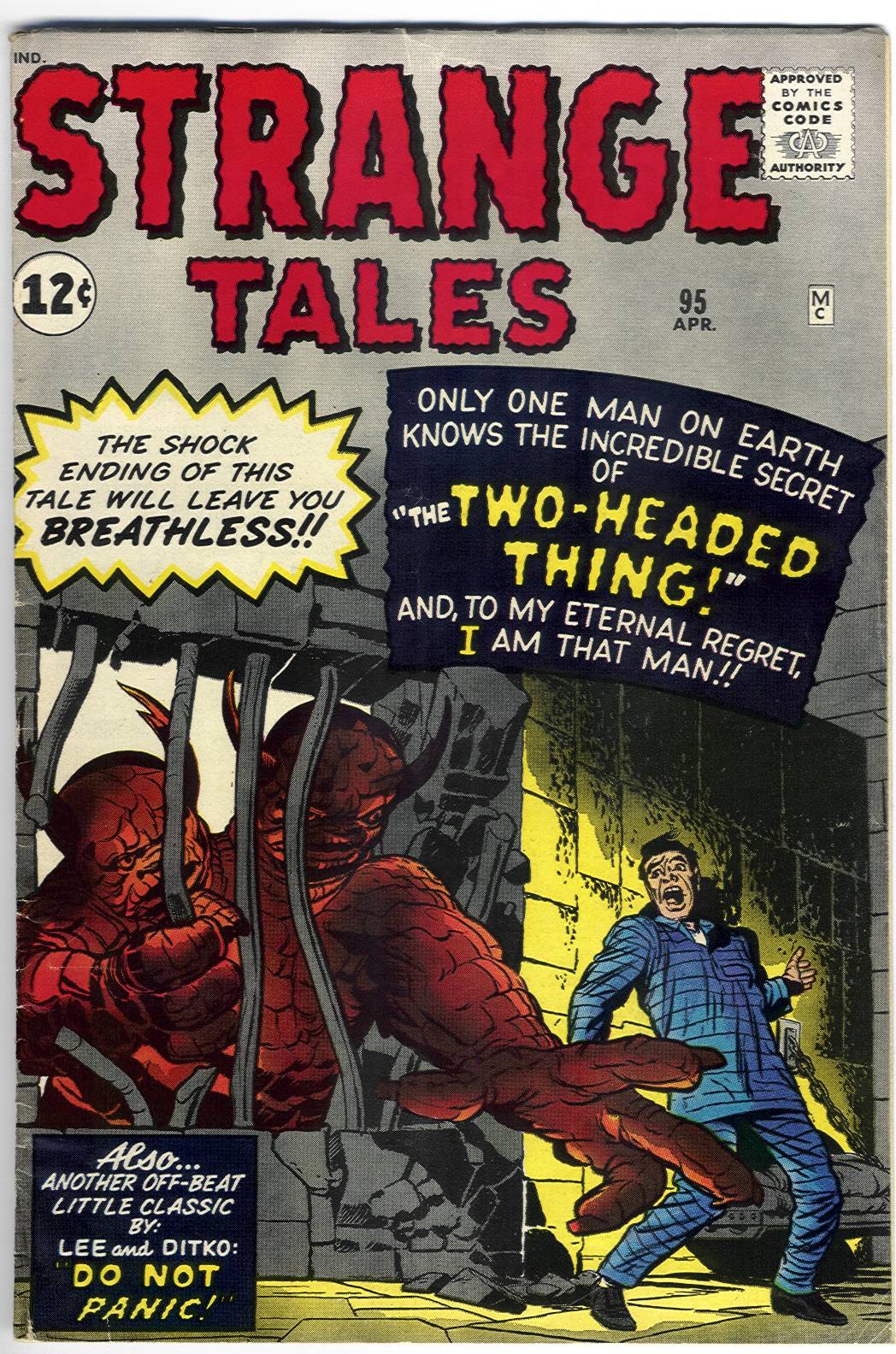 Read online Strange Tales (1951) comic -  Issue #95 - 1
