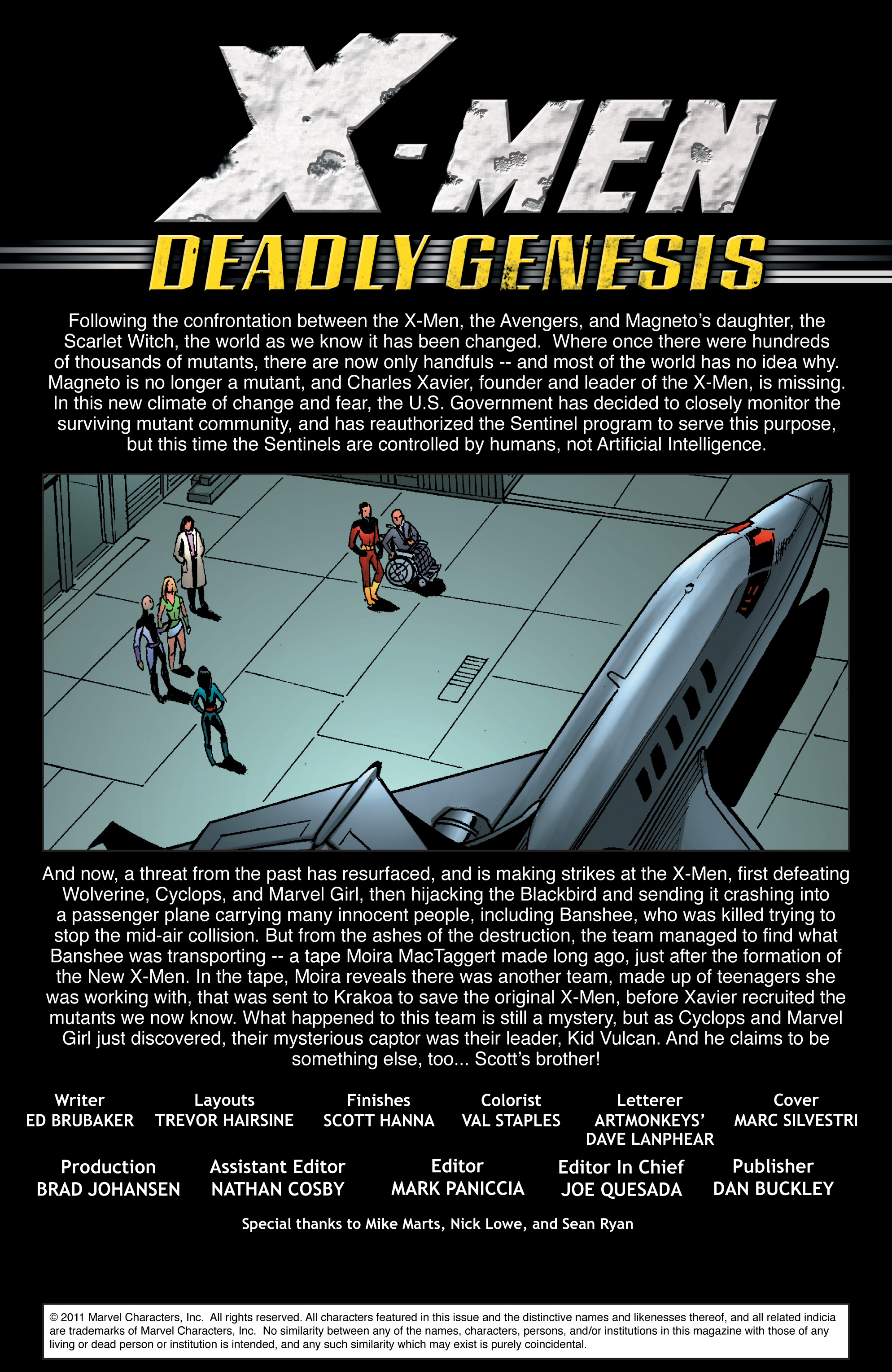 Read online X-Men: Deadly Genesis comic -  Issue #5 - 2
