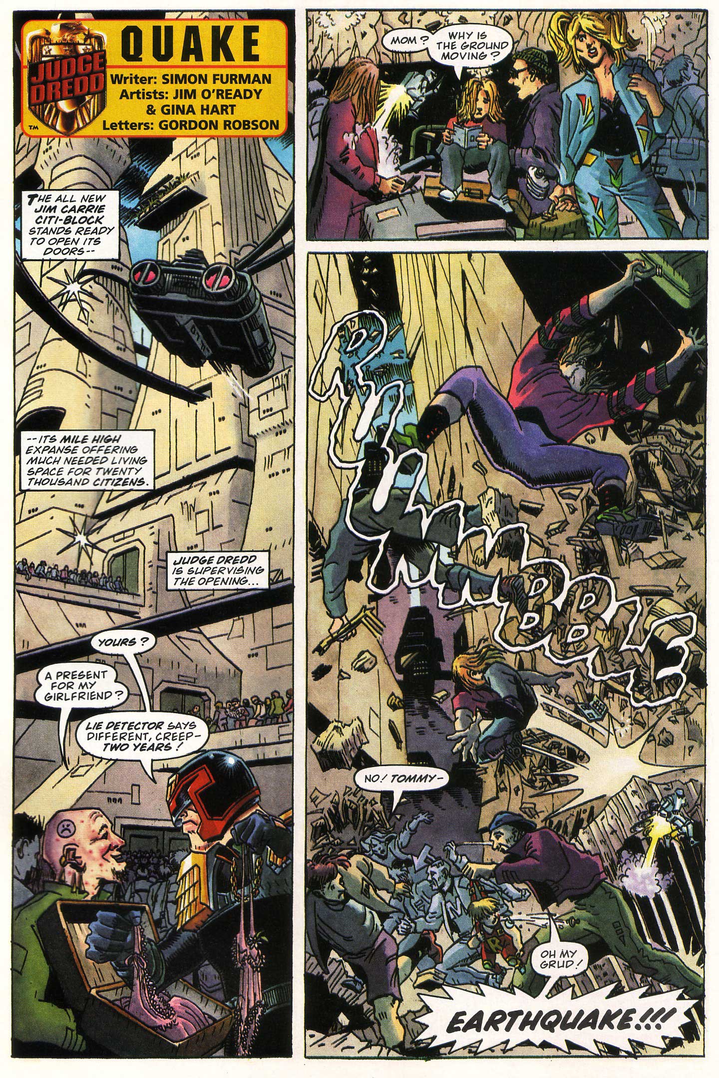 Read online Judge Dredd Lawman of the Future comic -  Issue #6 - 28