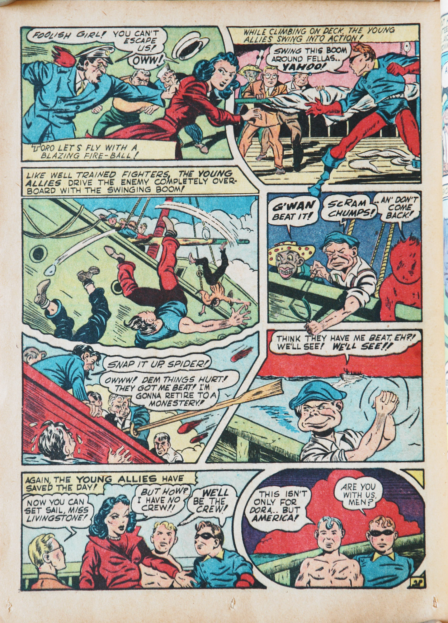 Read online Young Allies Comics comic -  Issue #2 - 30