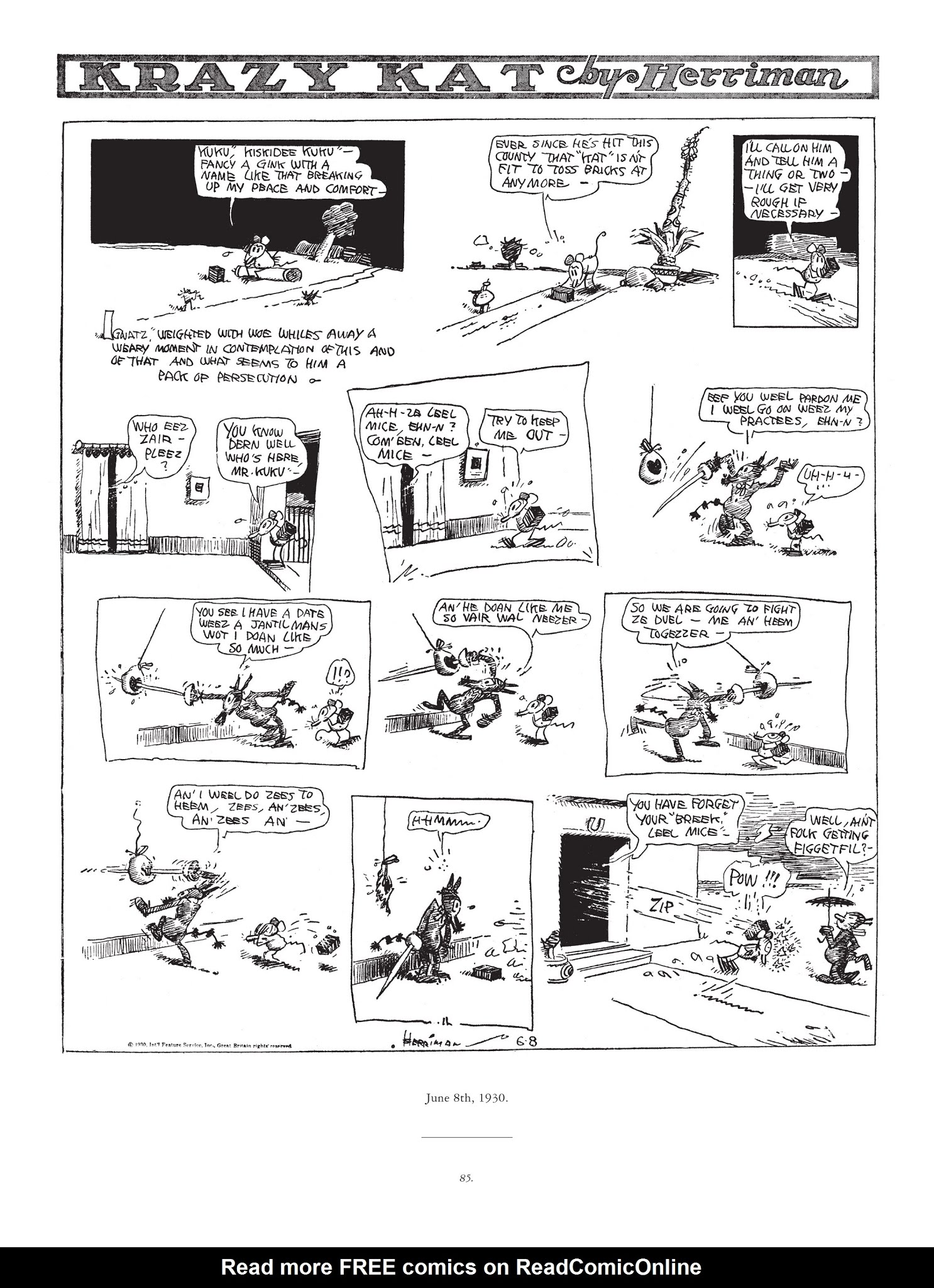 Read online Krazy & Ignatz comic -  Issue # TPB 6 - 83
