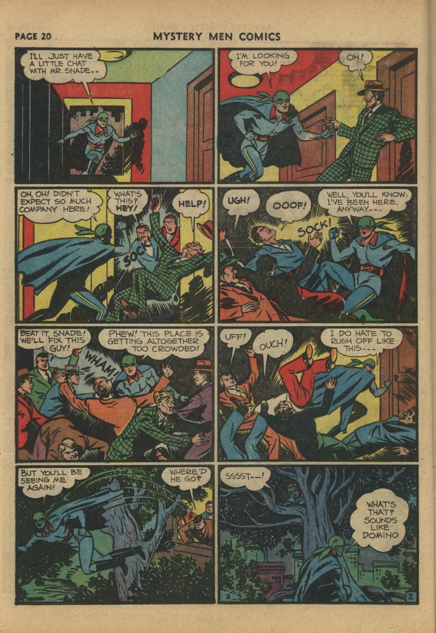 Read online Mystery Men Comics comic -  Issue #17 - 22