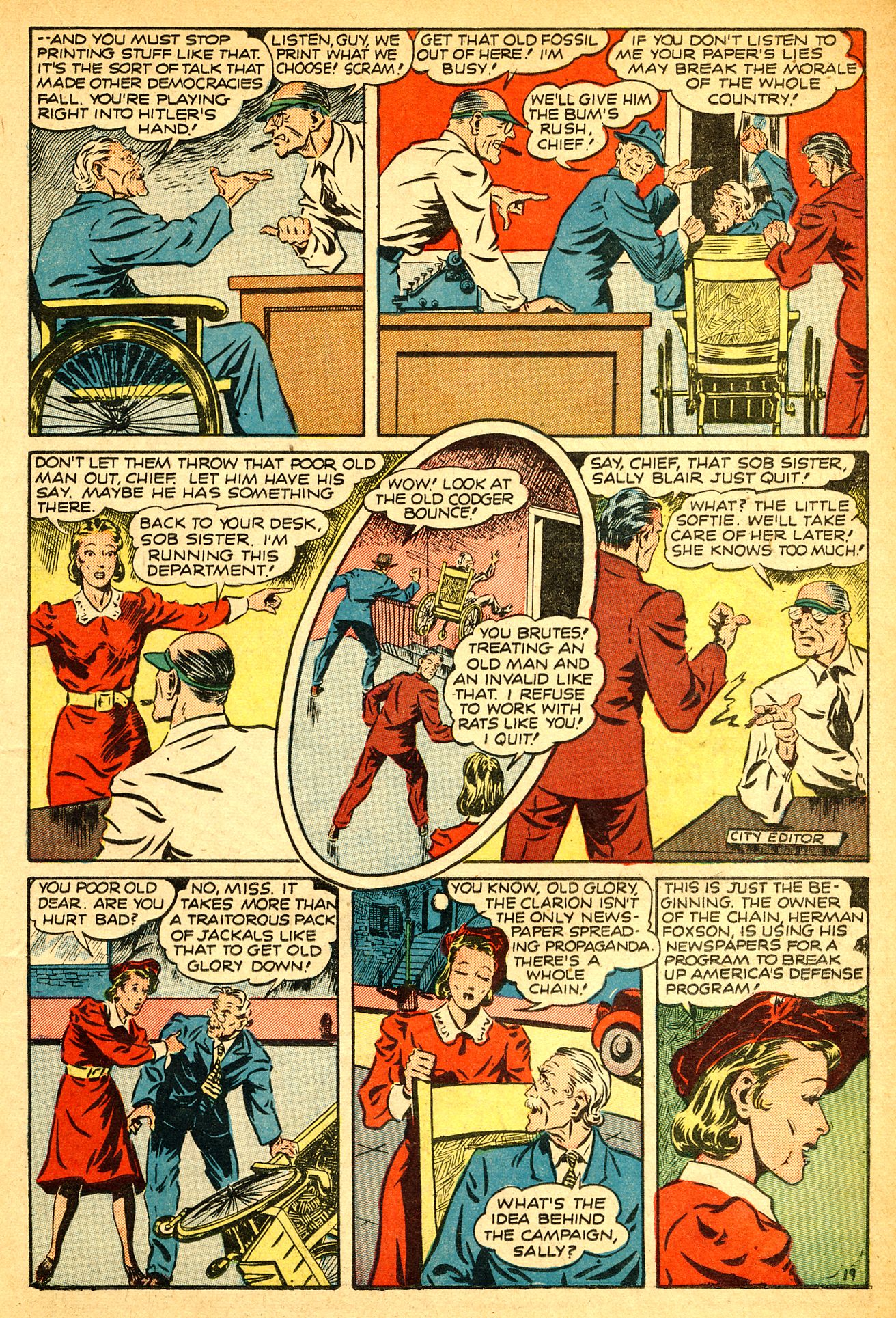 Read online Our Flag Comics comic -  Issue #2 - 20