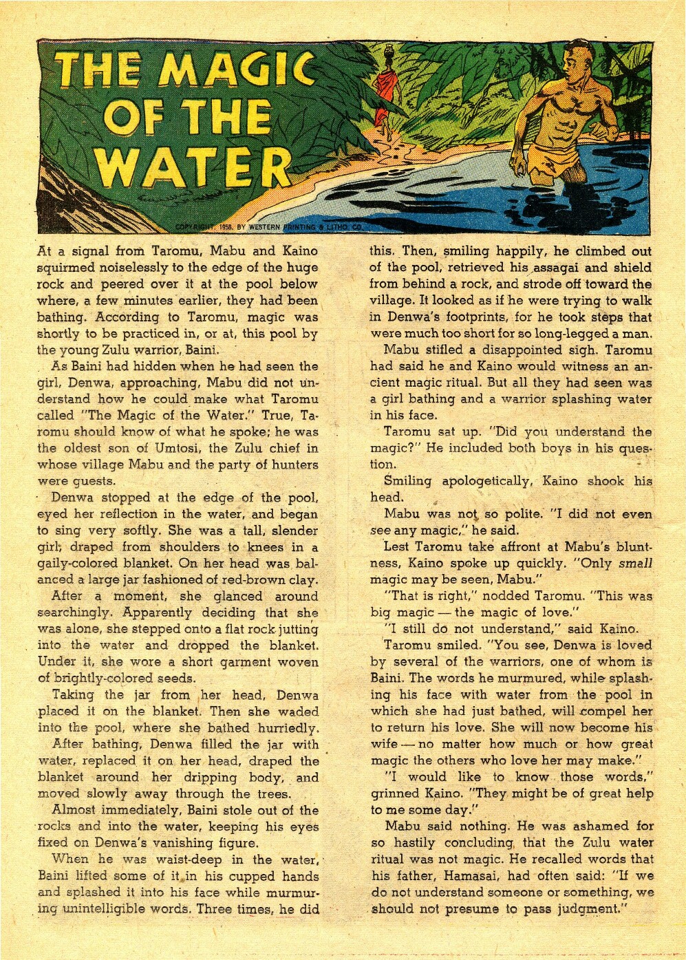 Read online Tarzan (1948) comic -  Issue #103 - 16