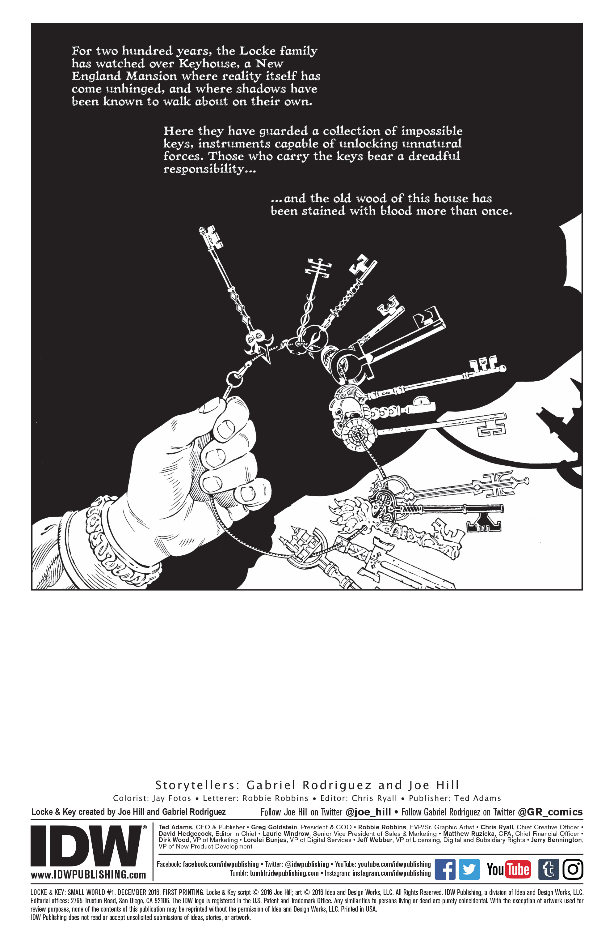 Read online Locke & Key: Small World comic -  Issue # Full - 2