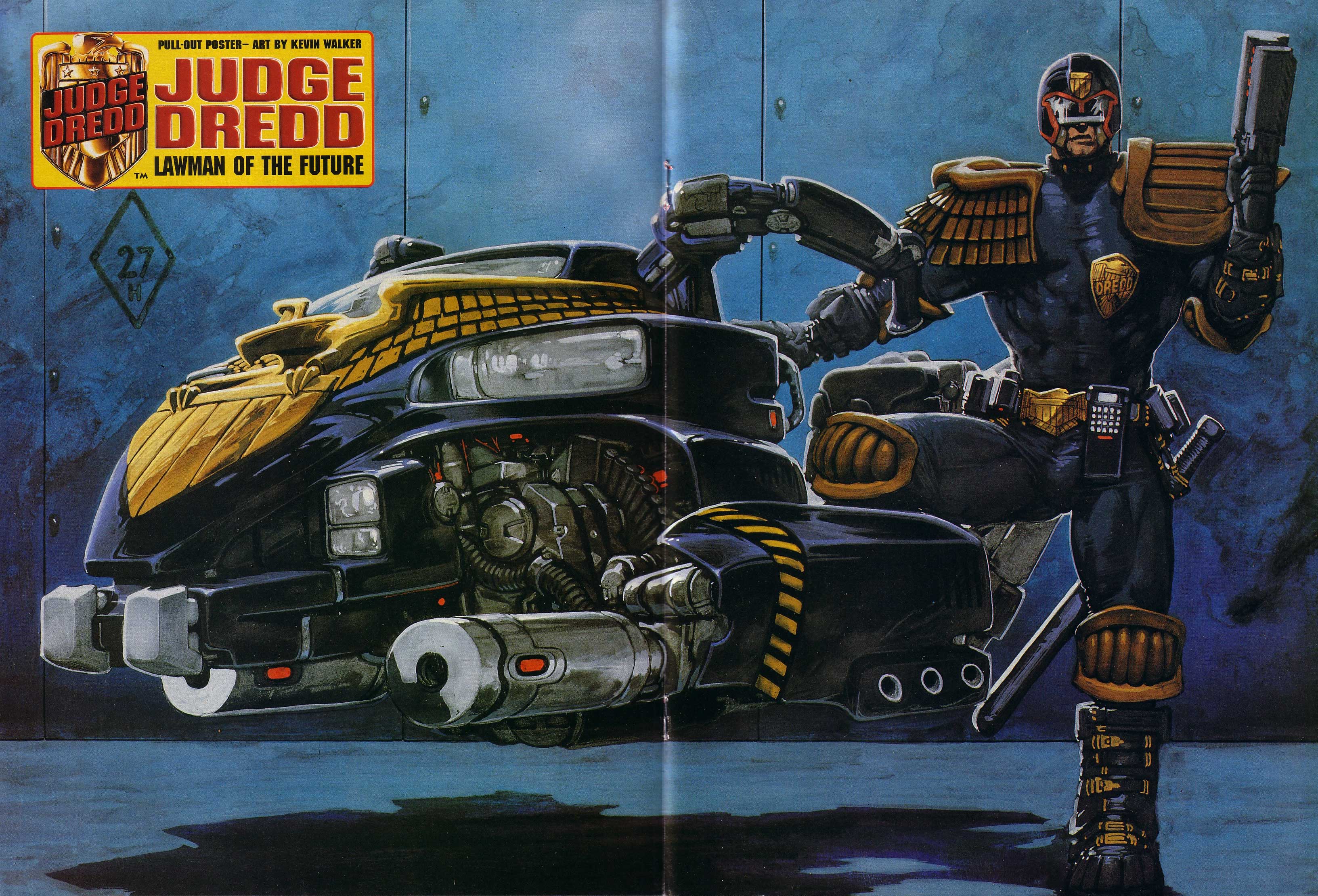 Read online Judge Dredd Lawman of the Future comic -  Issue #17 - 16