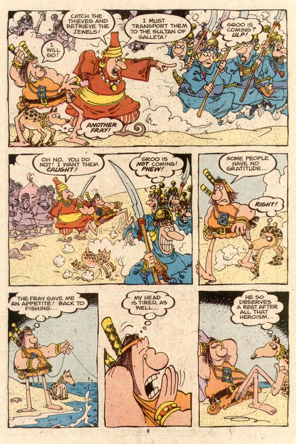 Read online Sergio Aragonés Groo the Wanderer comic -  Issue #44 - 6