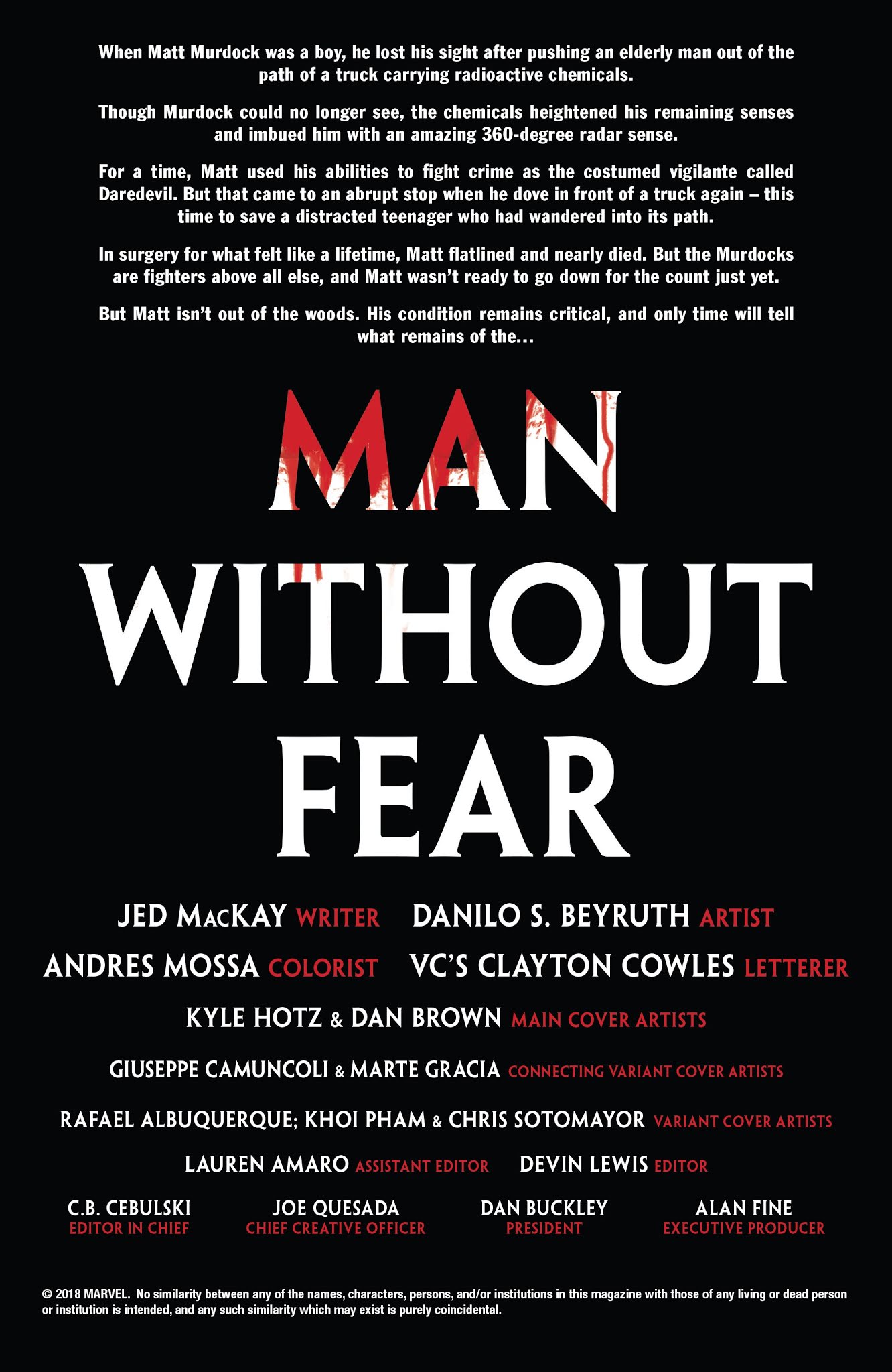 Read online Man Without Fear comic -  Issue #1 - 23