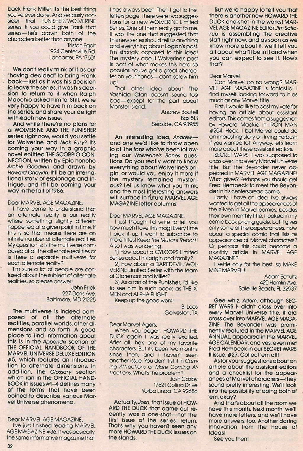 Read online Marvel Age comic -  Issue #41 - 32