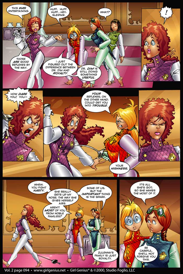 Read online Girl Genius (2002) comic -  Issue #2 - 94