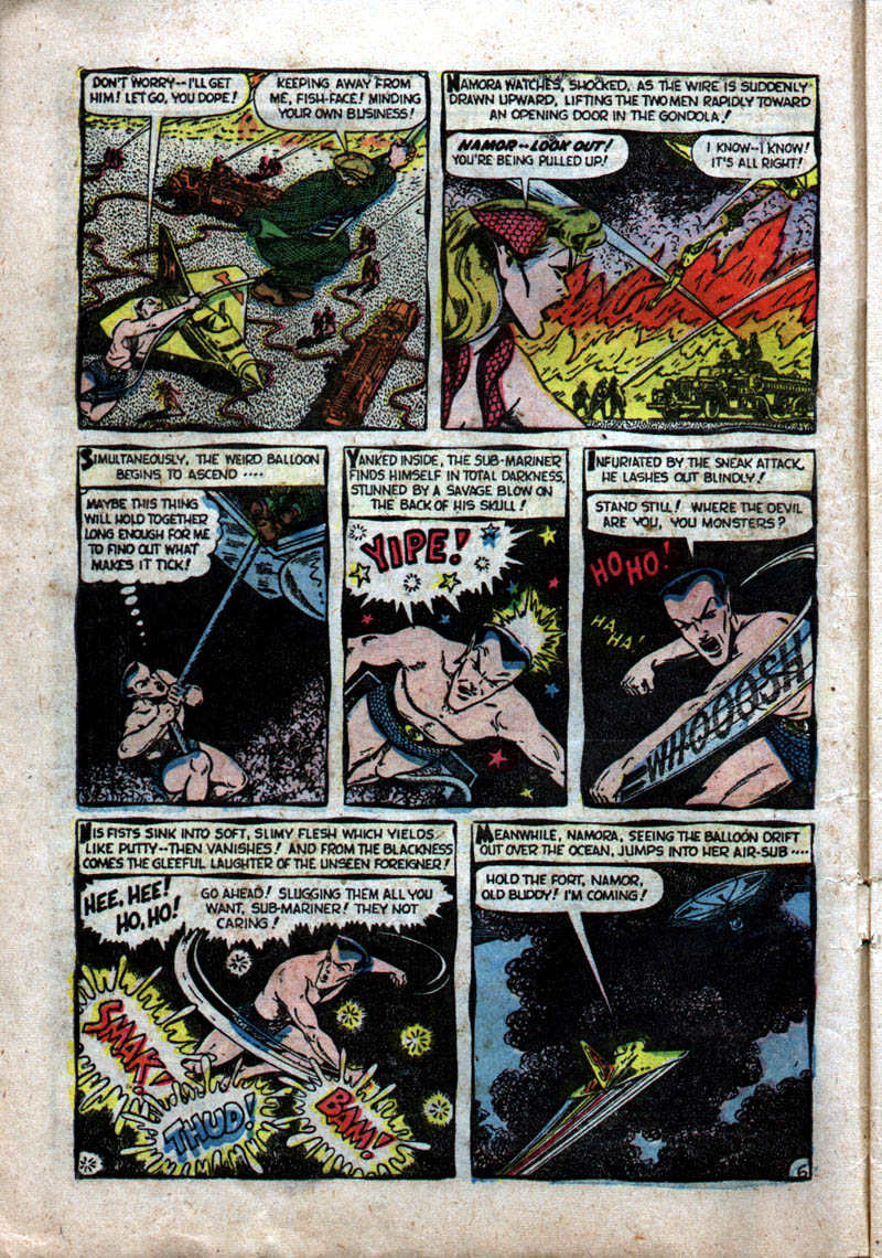 Read online Sub-Mariner Comics comic -  Issue #37 - 8