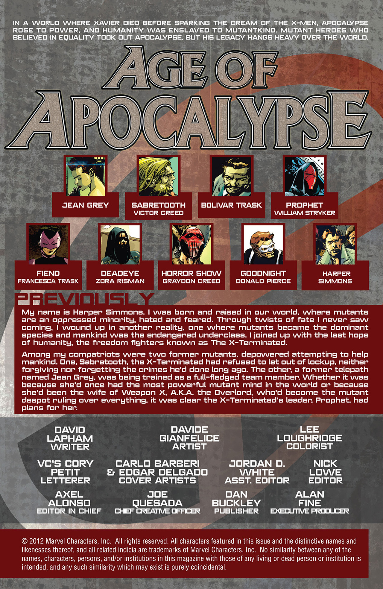 Read online Age of Apocalypse (2012) comic -  Issue #5 - 2