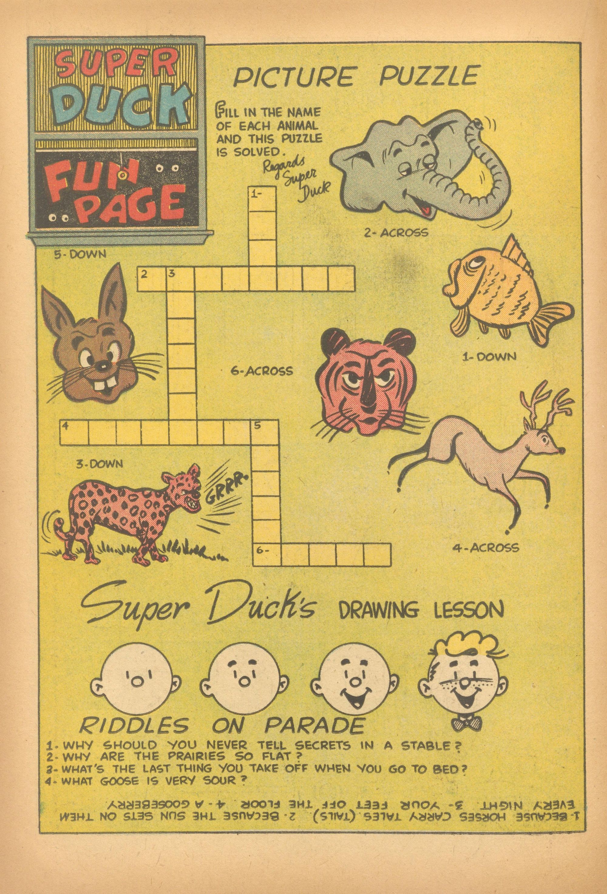 Read online Super Duck Comics comic -  Issue #62 - 18