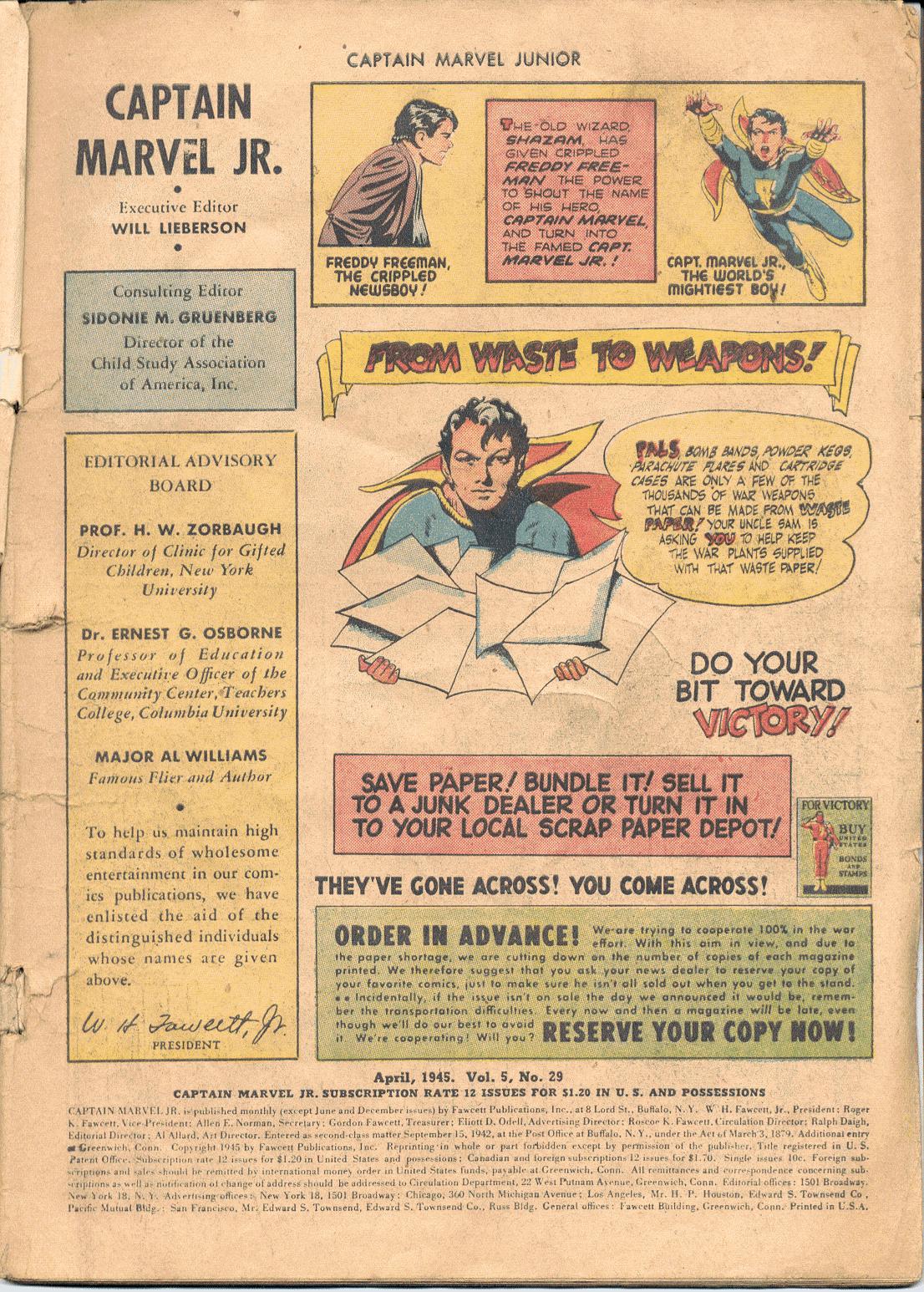 Read online Captain Marvel, Jr. comic -  Issue #29 - 2