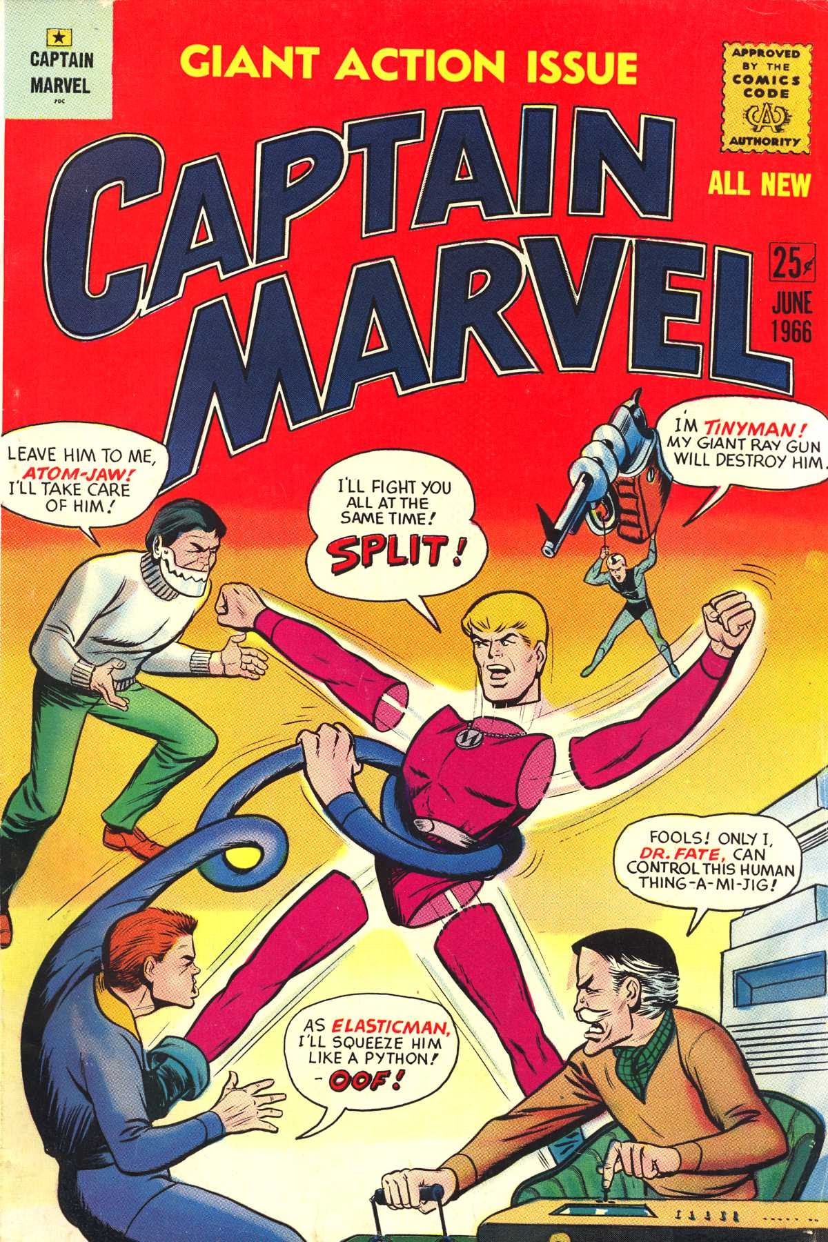 Read online Captain Marvel (1966) comic -  Issue #2 - 1