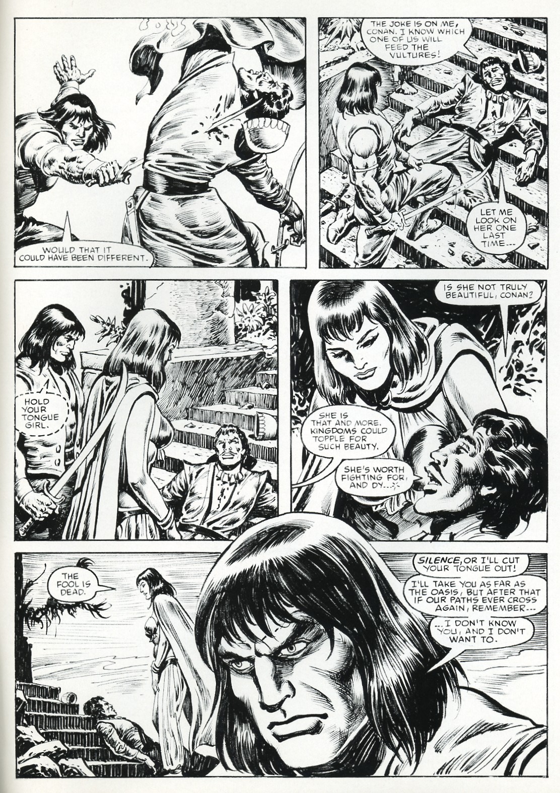Read online The Savage Sword Of Conan comic -  Issue #111 - 70