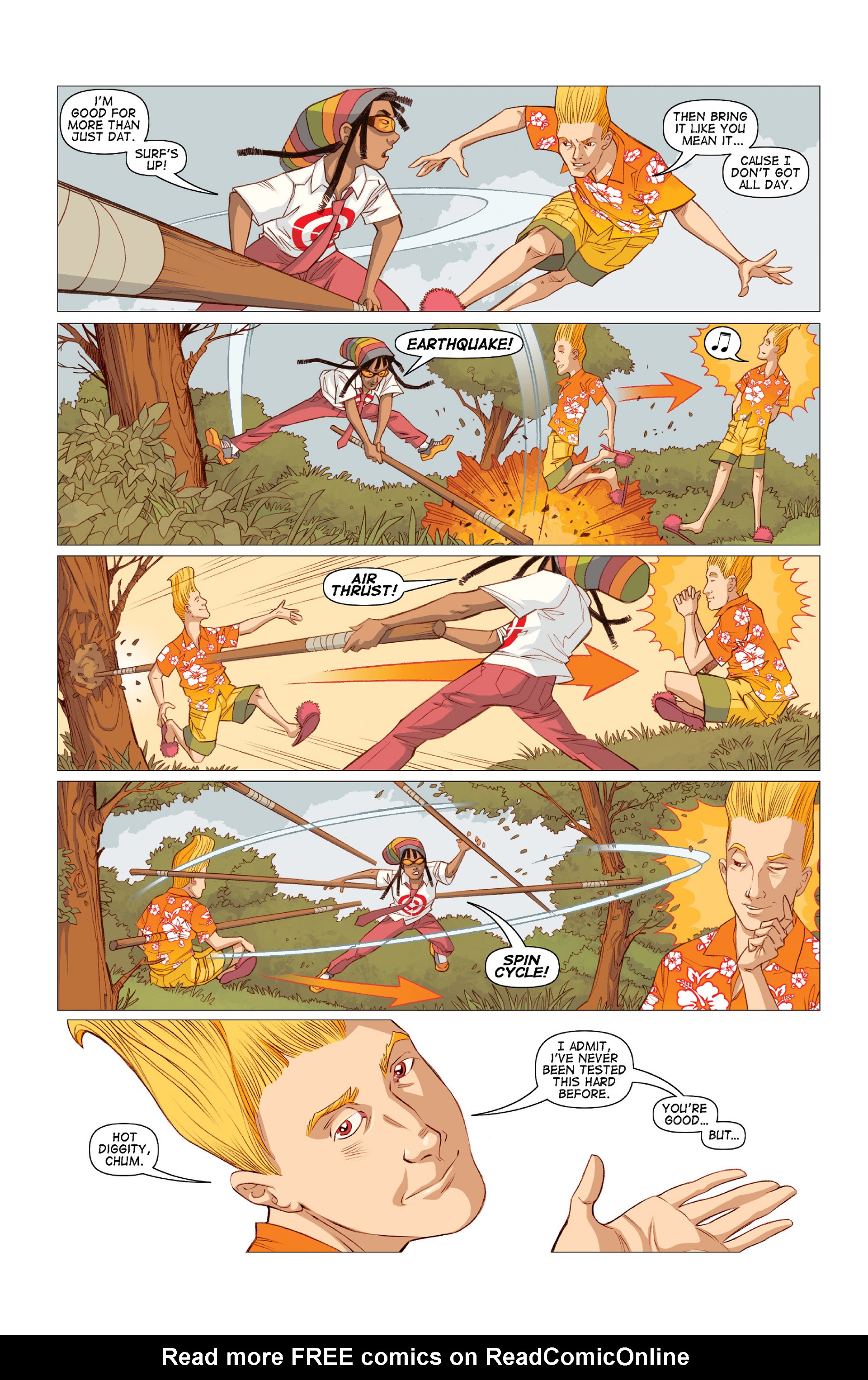 Read online Five Weapons comic -  Issue #10 - 9