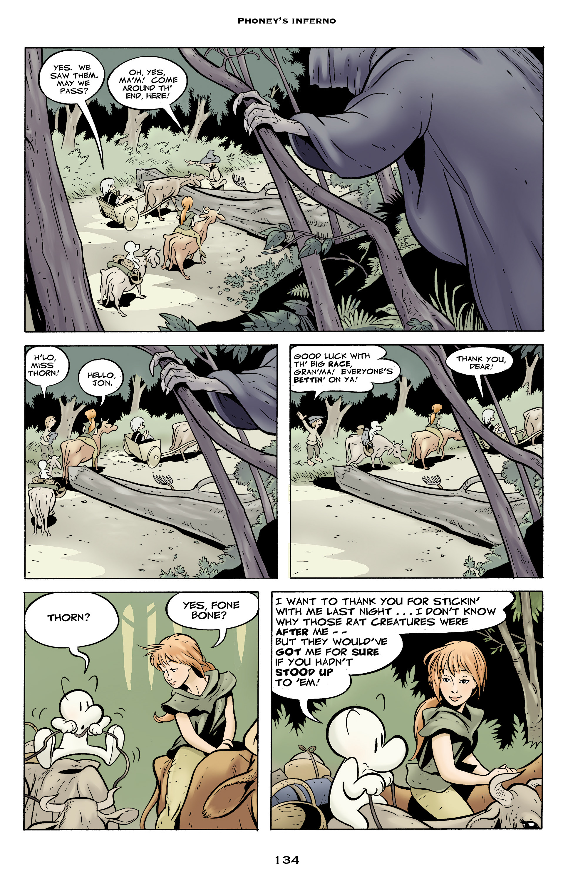 Read online Bone: Out From Boneville comic -  Issue # TPB - 134