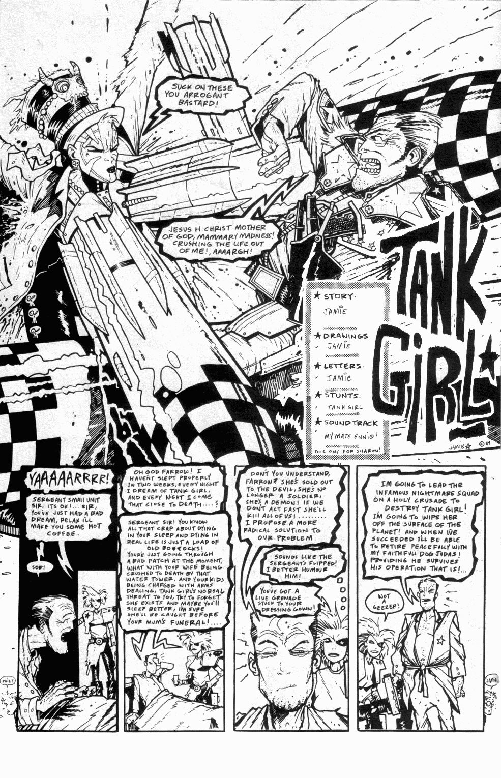 Read online Tank Girl (1991) comic -  Issue #1 - 28