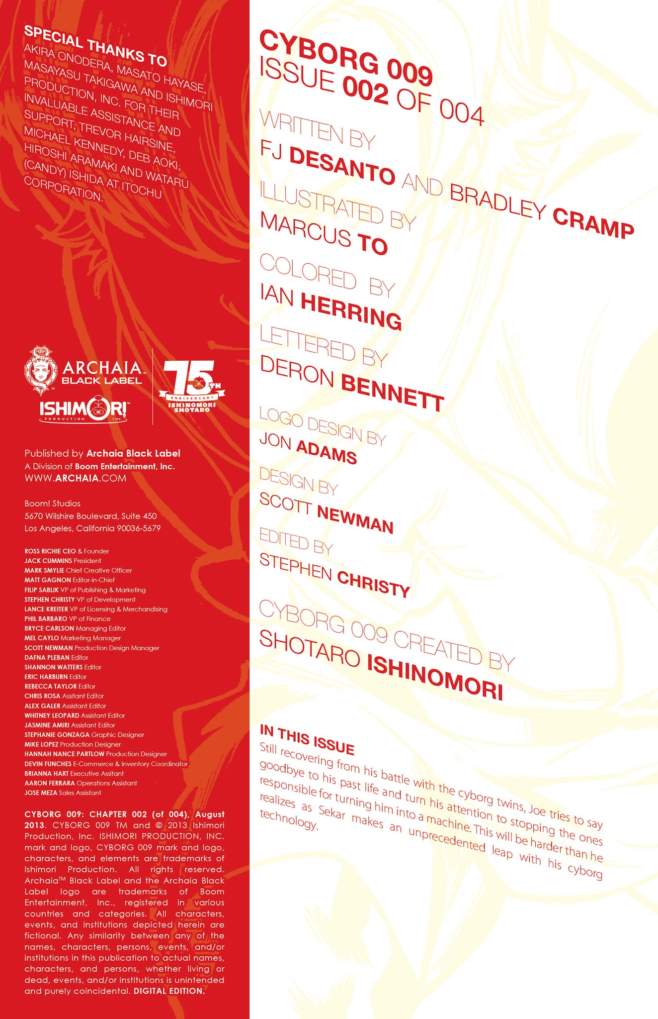 Read online Cyborg 009 comic -  Issue #2 - 2