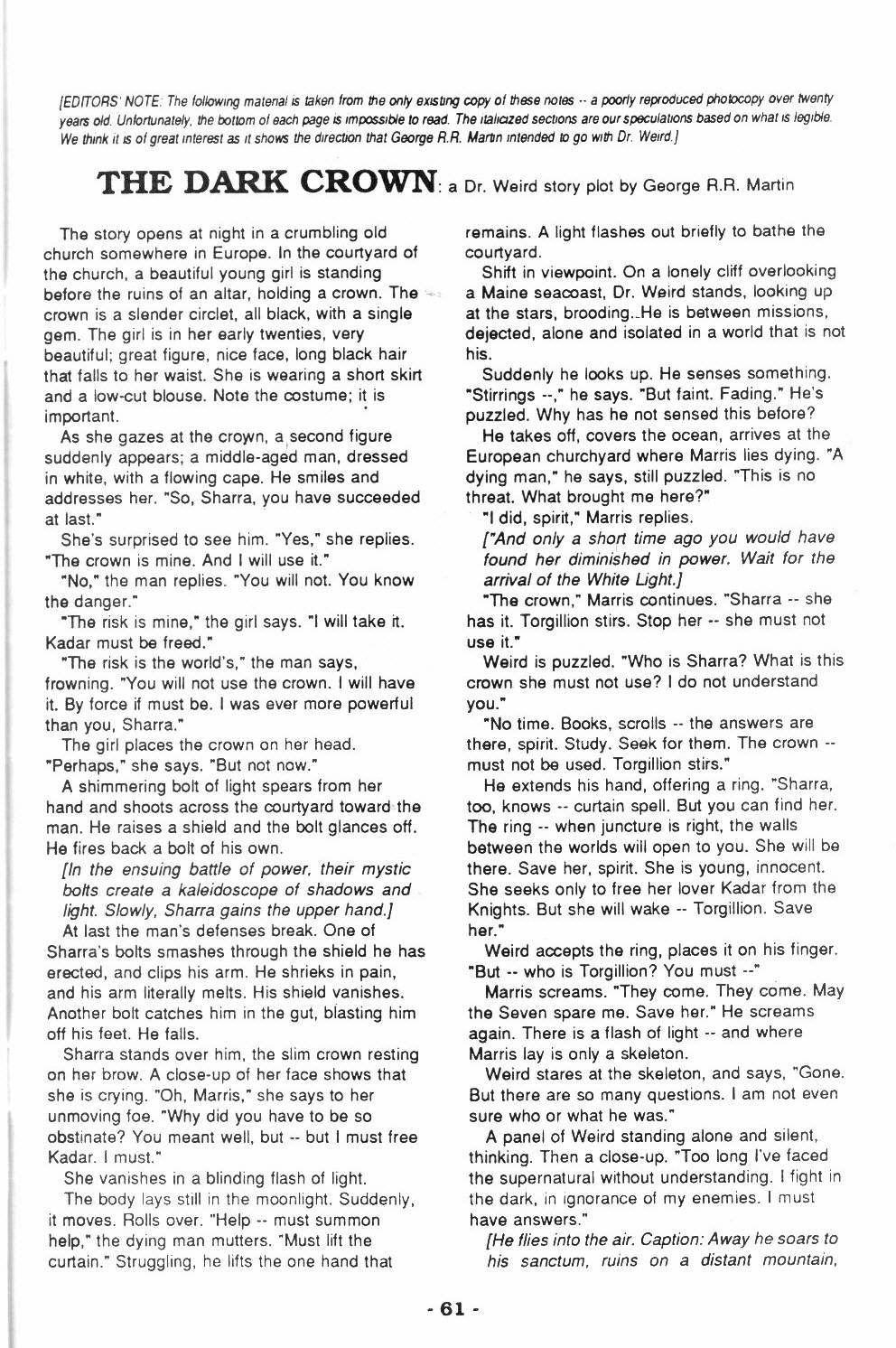Read online Dr. Weird Special comic -  Issue # Full - 63