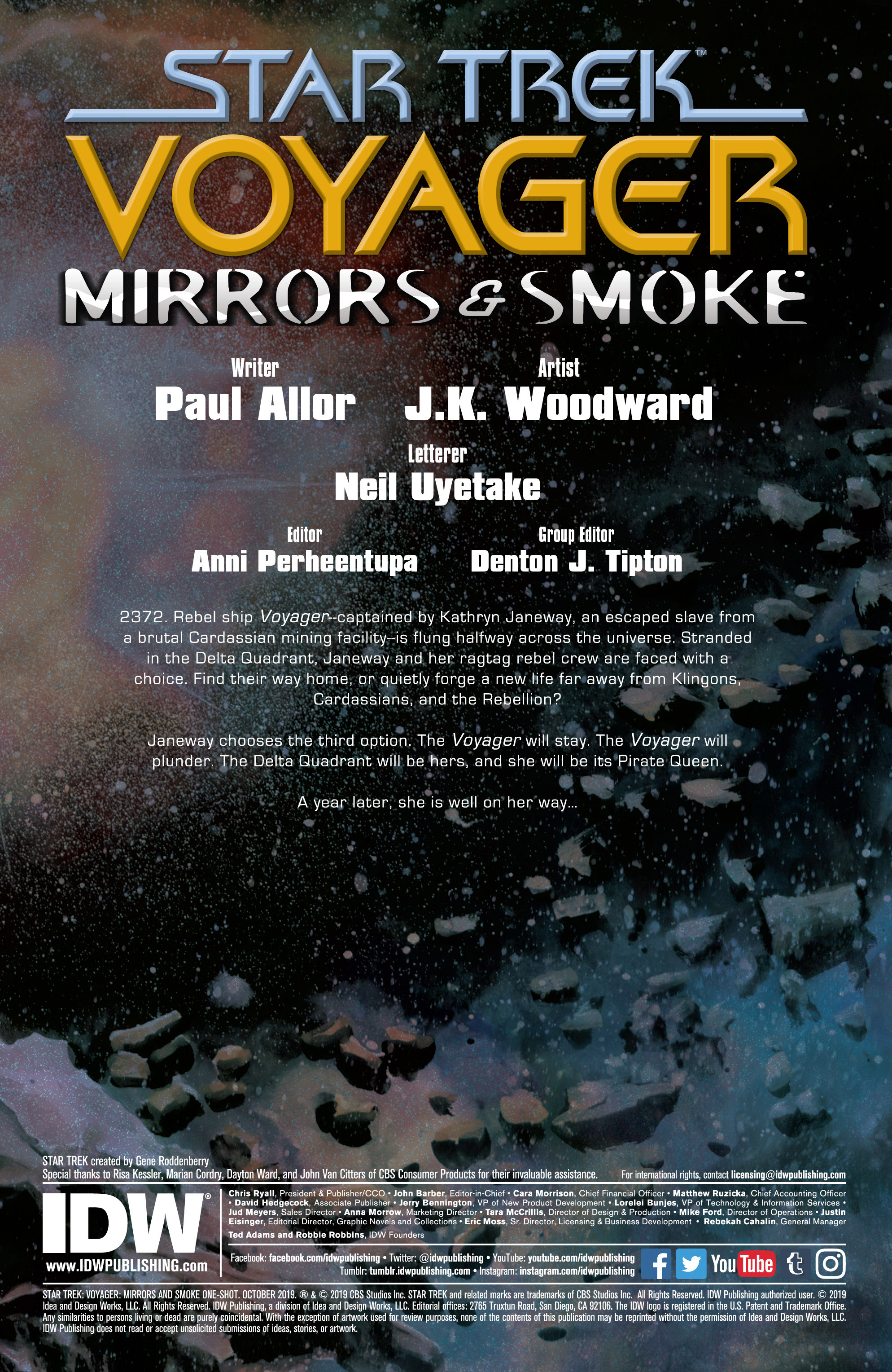 Read online Star Trek: Voyager: Mirrors and Smoke One-Shot comic -  Issue # Full - 2