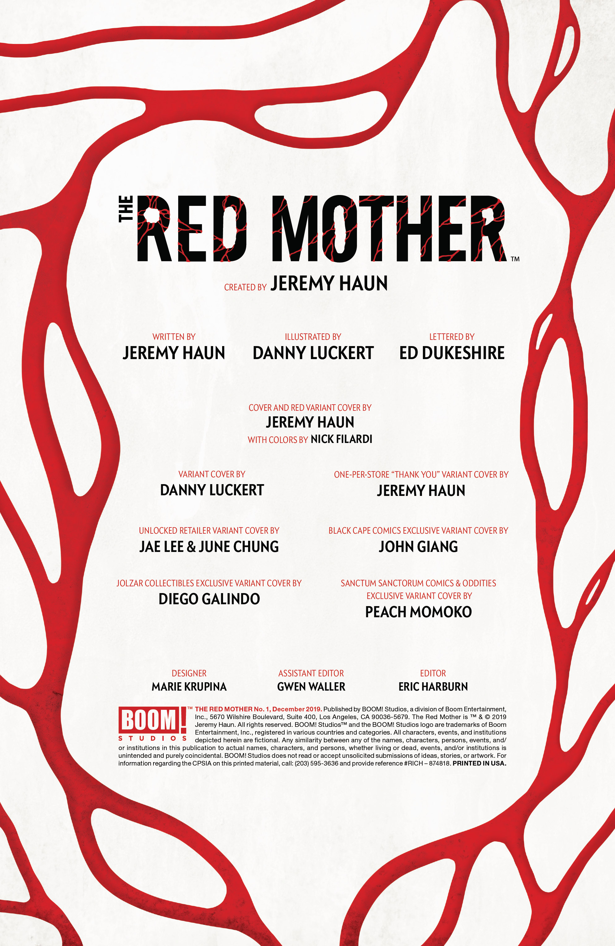Read online The Red Mother comic -  Issue #1 - 2