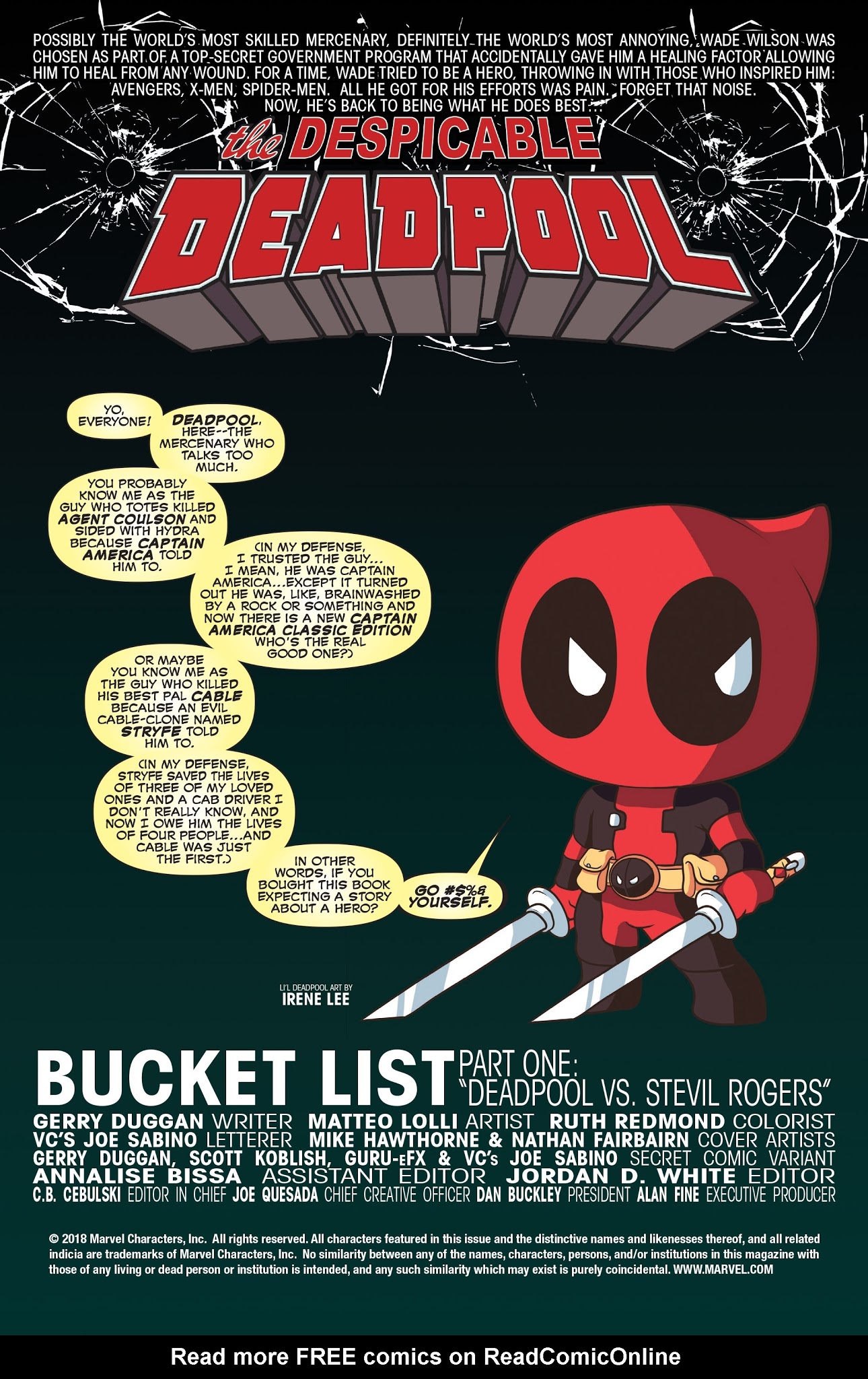 Read online Despicable Deadpool comic -  Issue #292 - 2