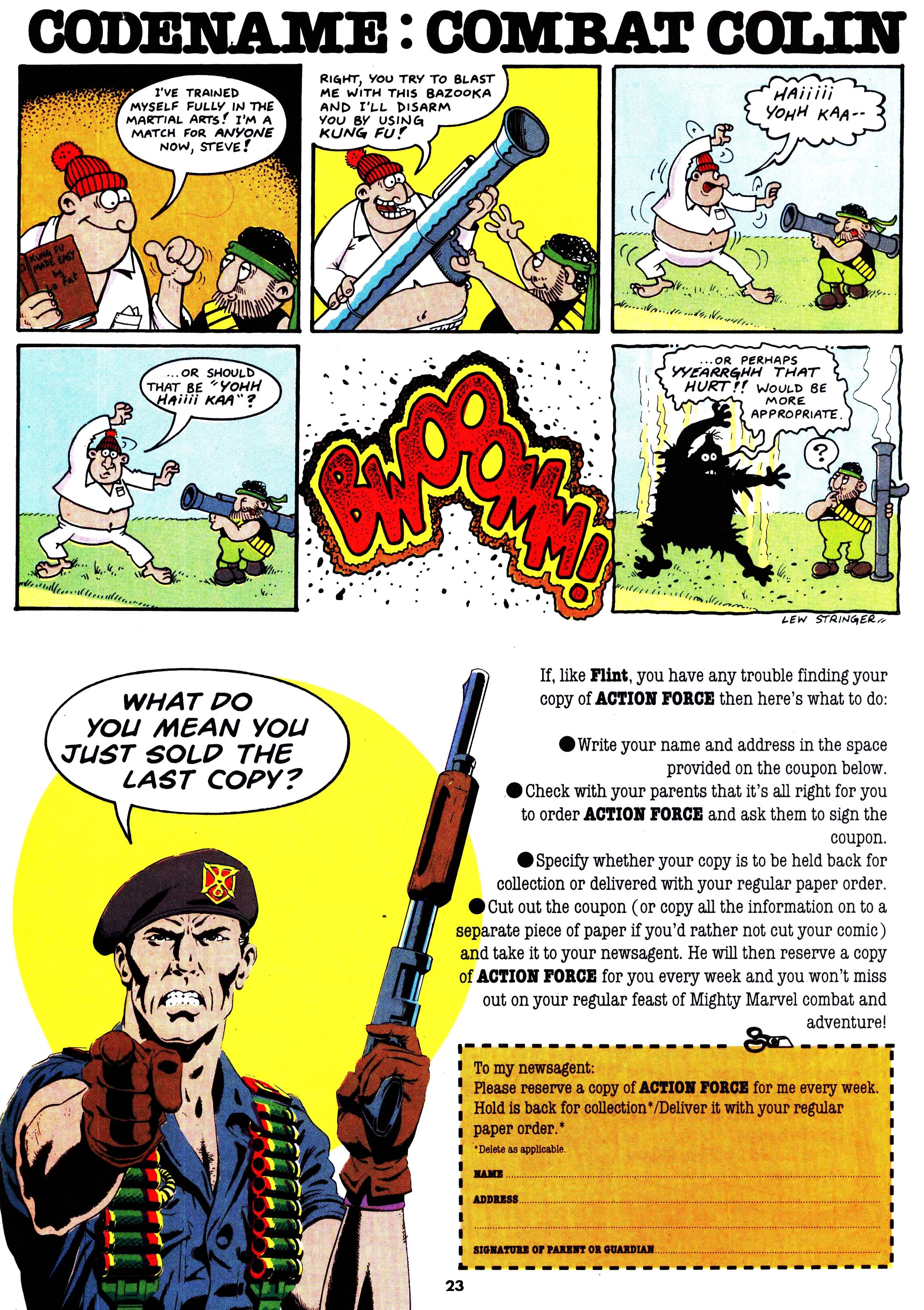 Read online Action Force comic -  Issue #23 - 23
