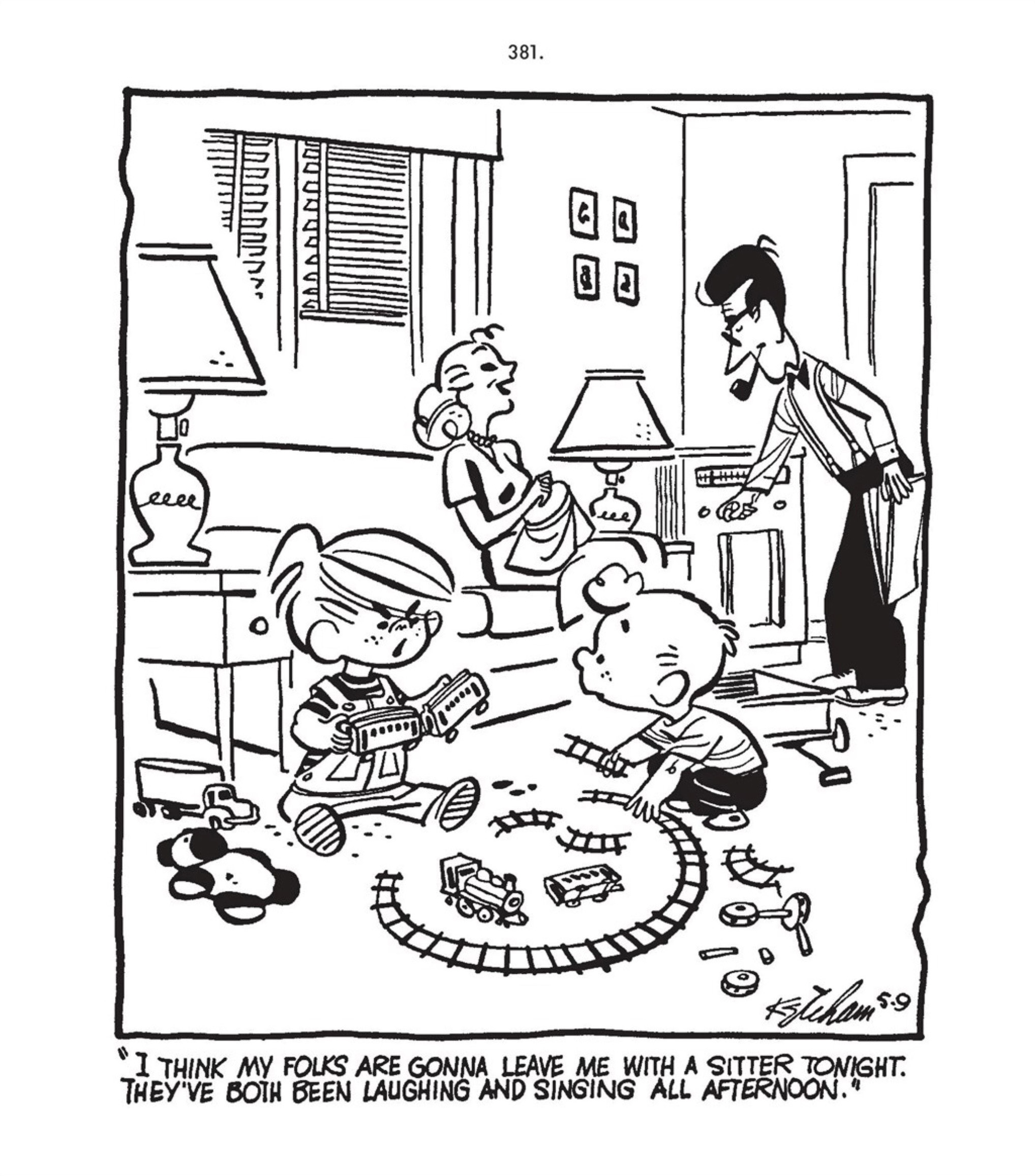 Read online Hank Ketcham's Complete Dennis the Menace comic -  Issue # TPB 1 (Part 5) - 7