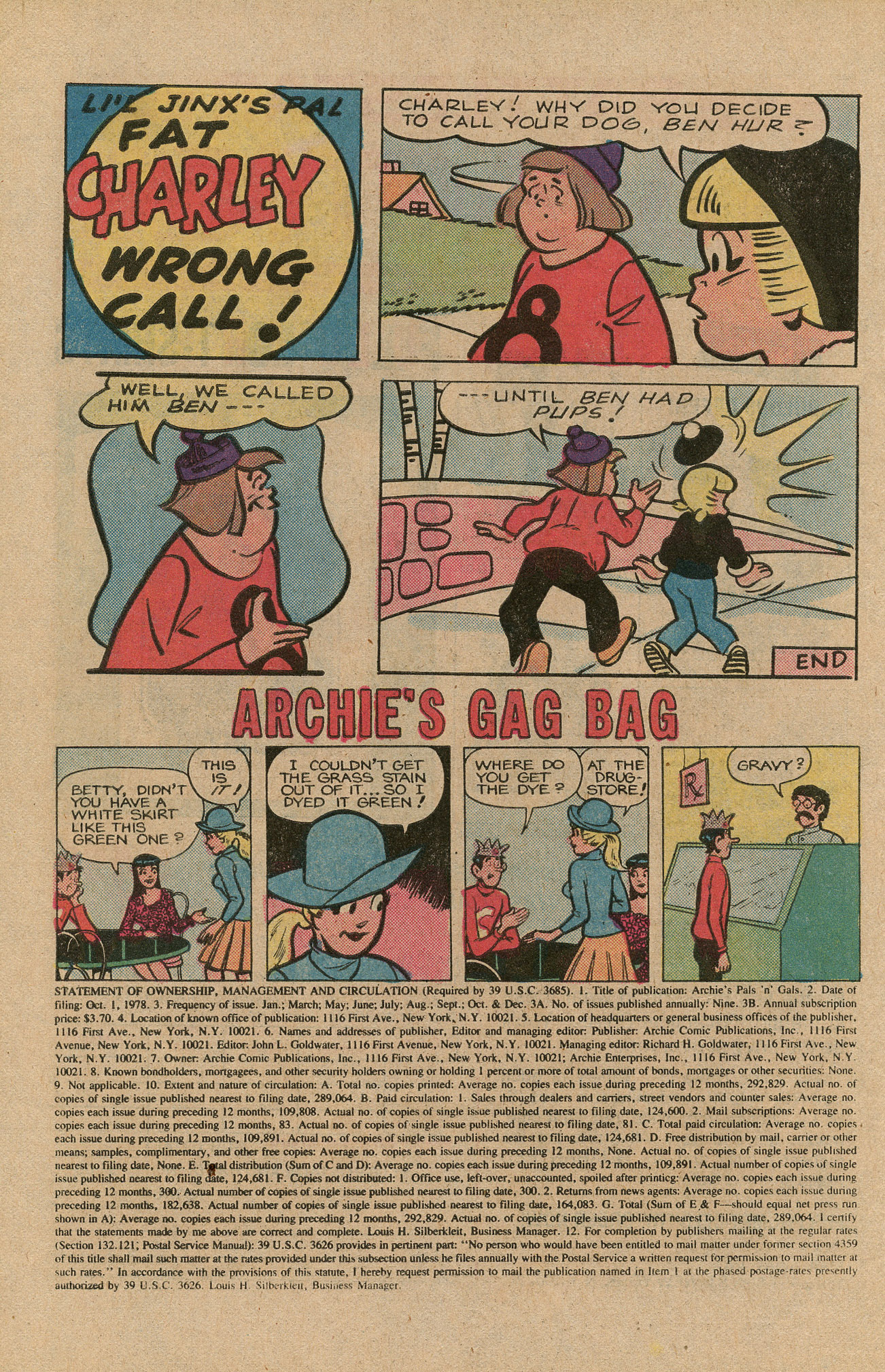 Read online Archie's Pals 'N' Gals (1952) comic -  Issue #131 - 10