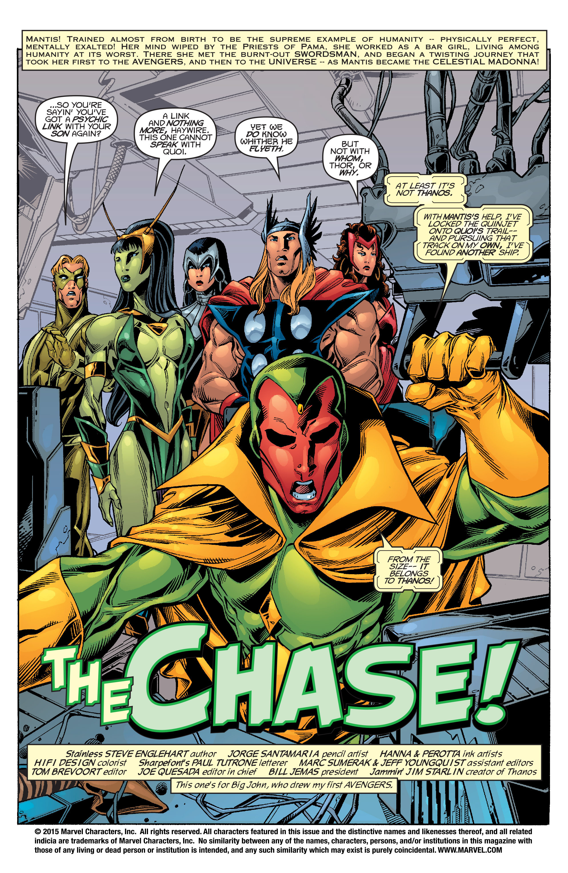 Read online Avengers: Celestial Quest comic -  Issue #6 - 2