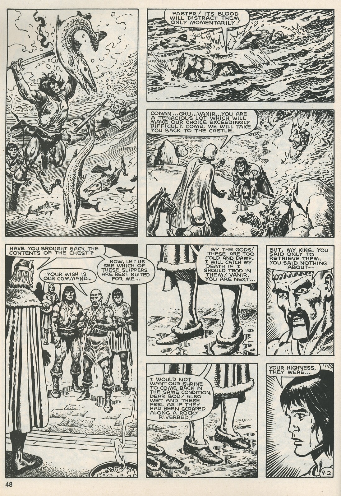 Read online The Savage Sword Of Conan comic -  Issue #113 - 48