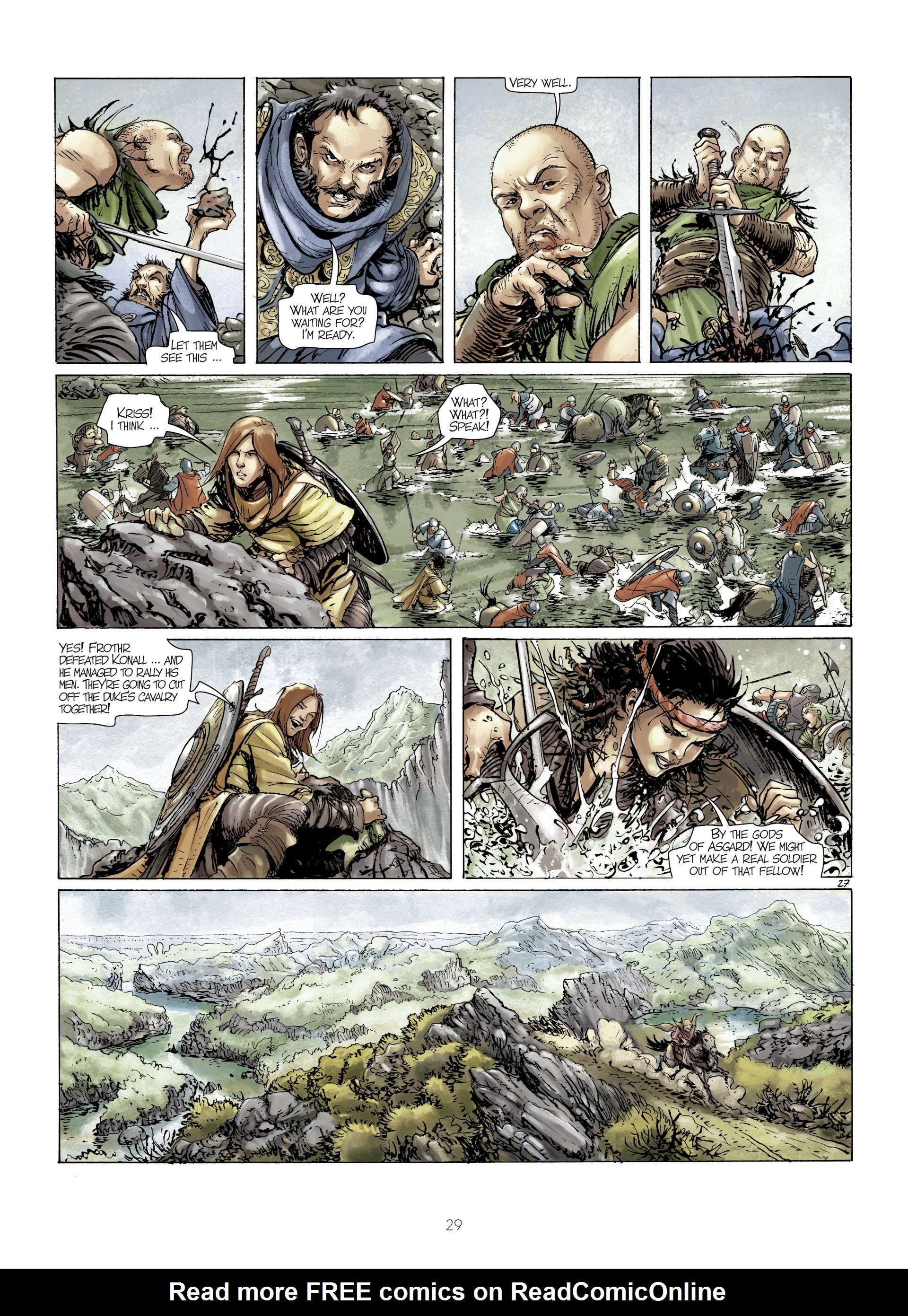 Read online Kriss of Valnor: Red as the Raheborg comic -  Issue # Full - 31