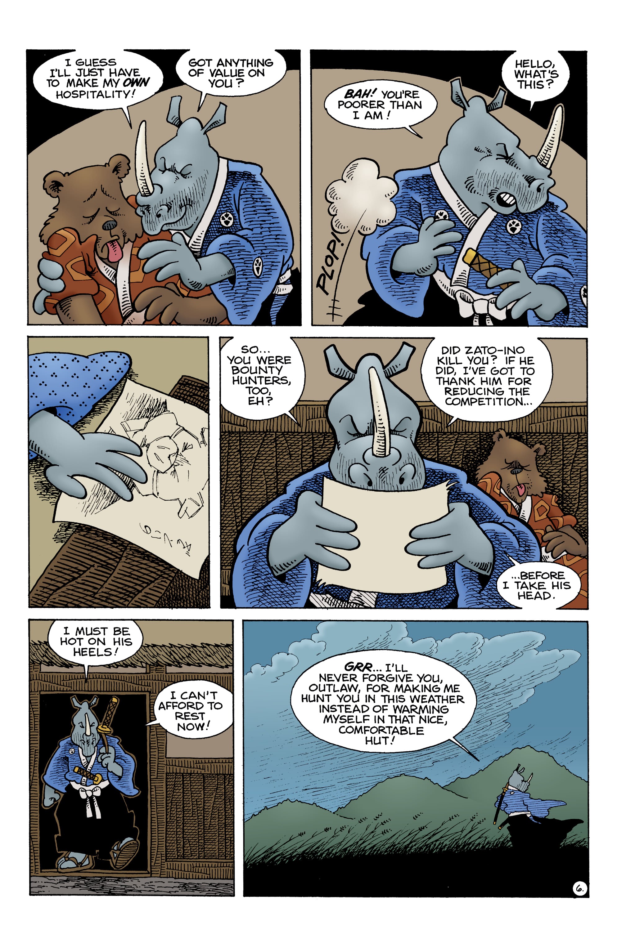 Read online Usagi Yojimbo: The Dragon Bellow Conspiracy comic -  Issue #2 - 8