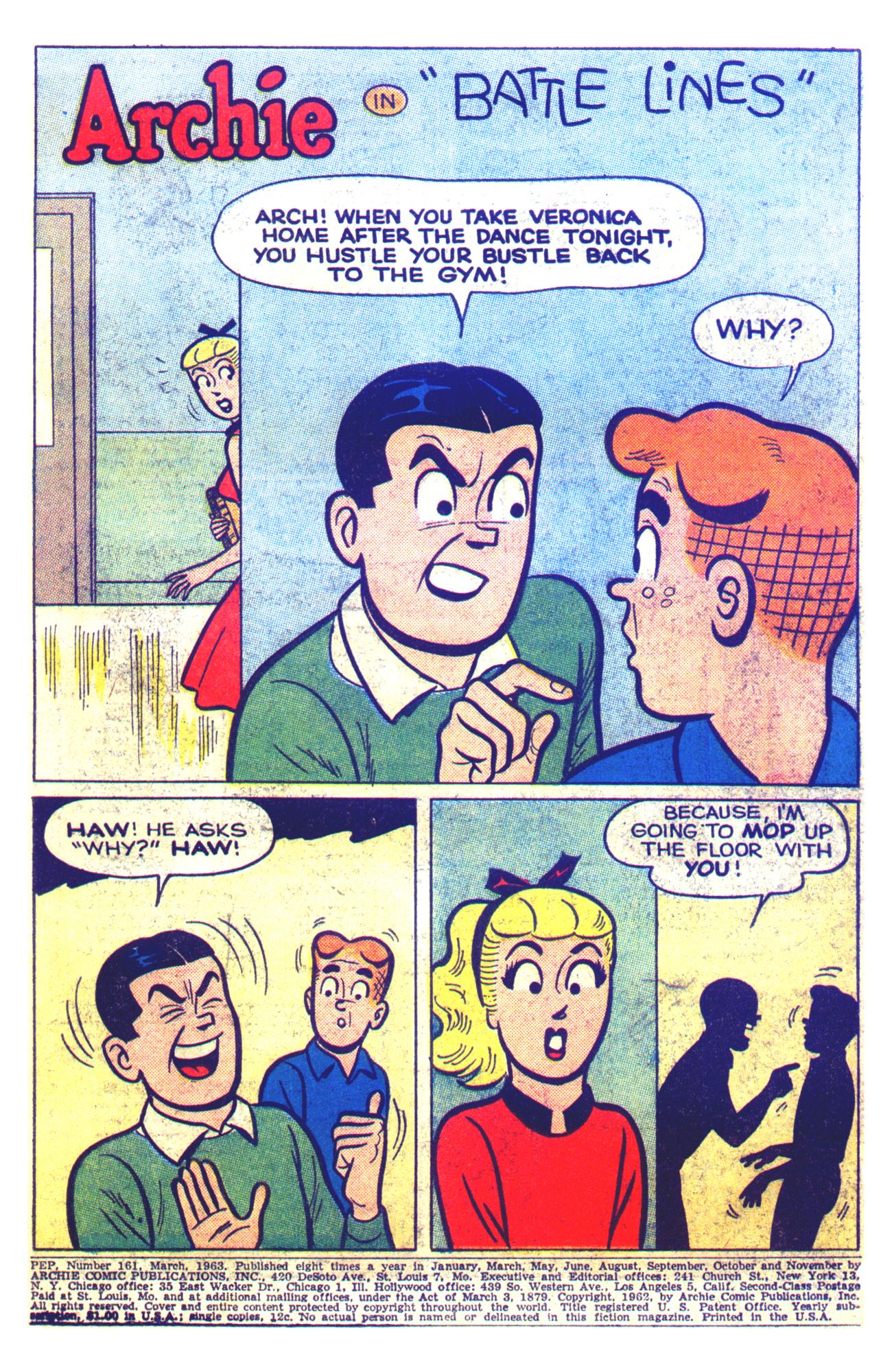 Read online Pep Comics comic -  Issue #161 - 3