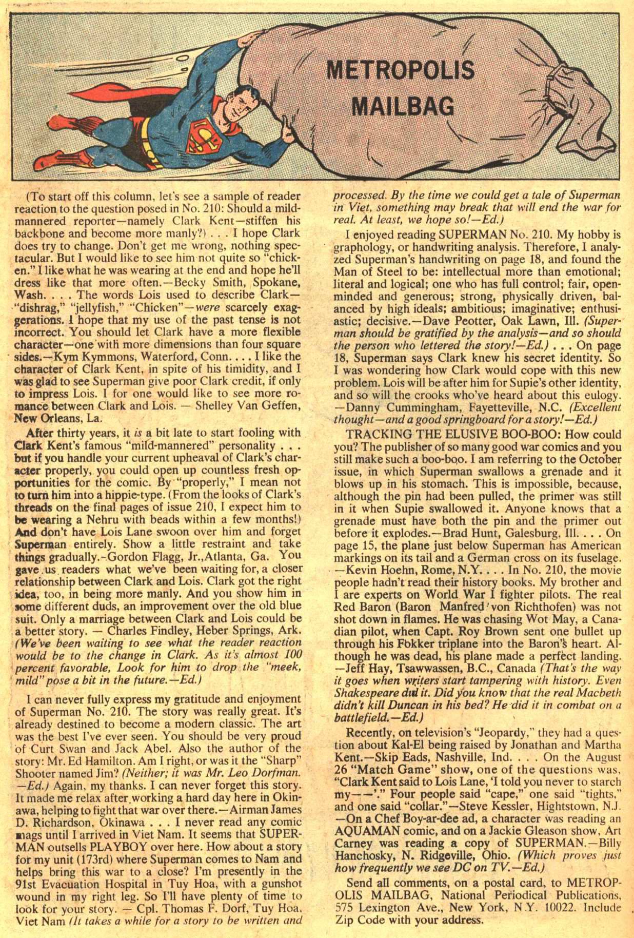 Read online Superman (1939) comic -  Issue #214 - 19