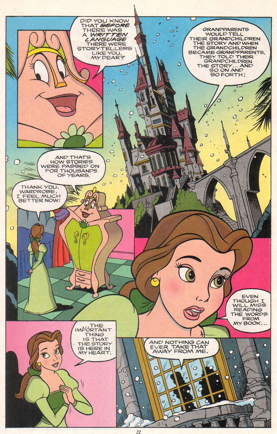 Read online Disney's Beauty and the Beast comic -  Issue #11 - 22