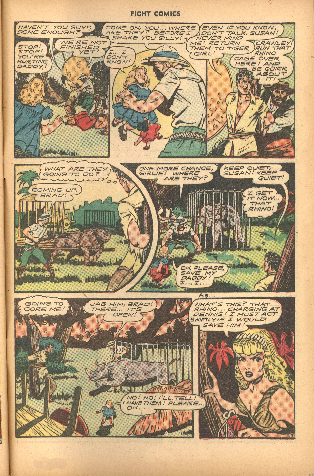 Read online Fight Comics comic -  Issue #48 - 49