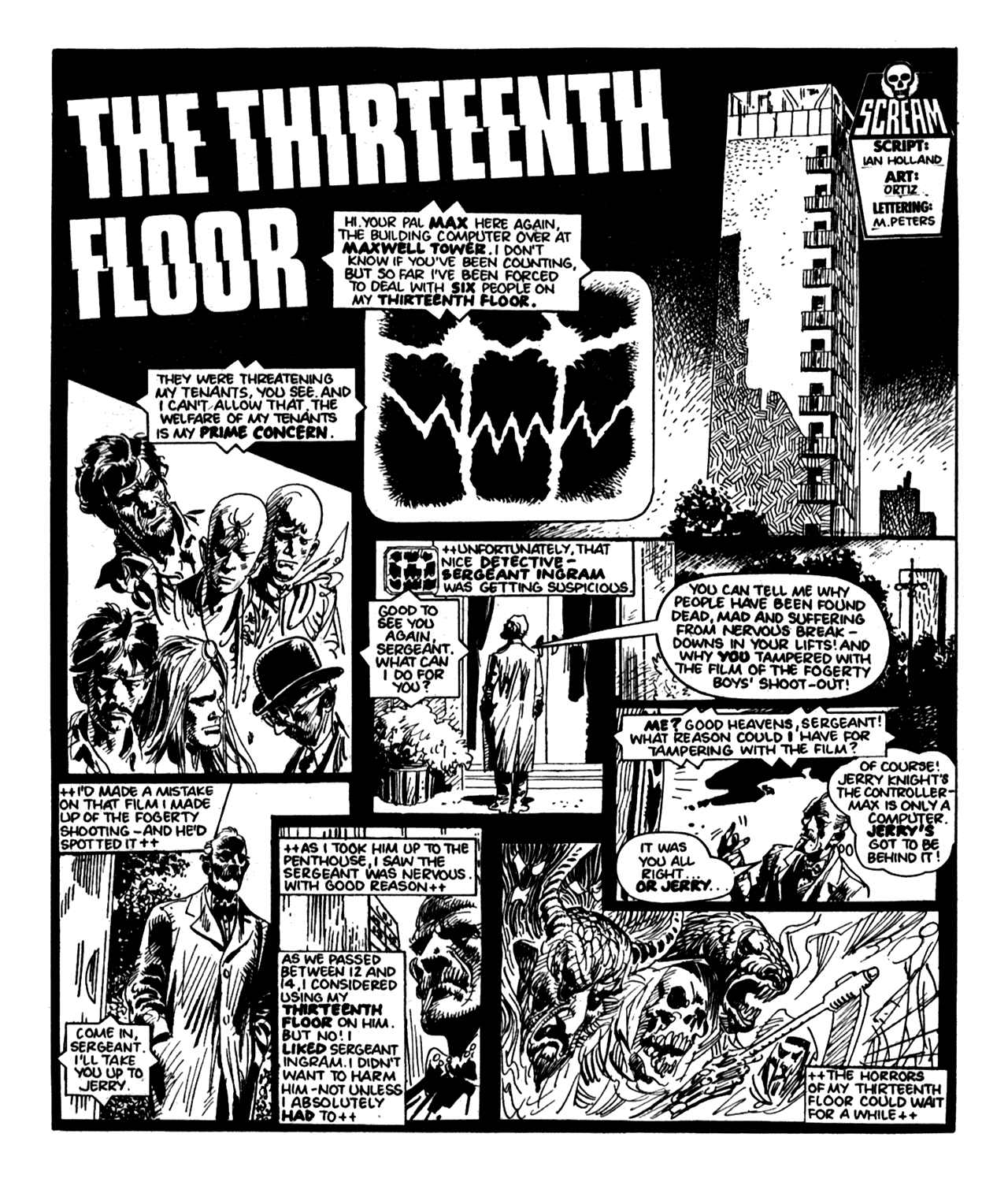 Read online Scream! (1984) comic -  Issue #8 - 12