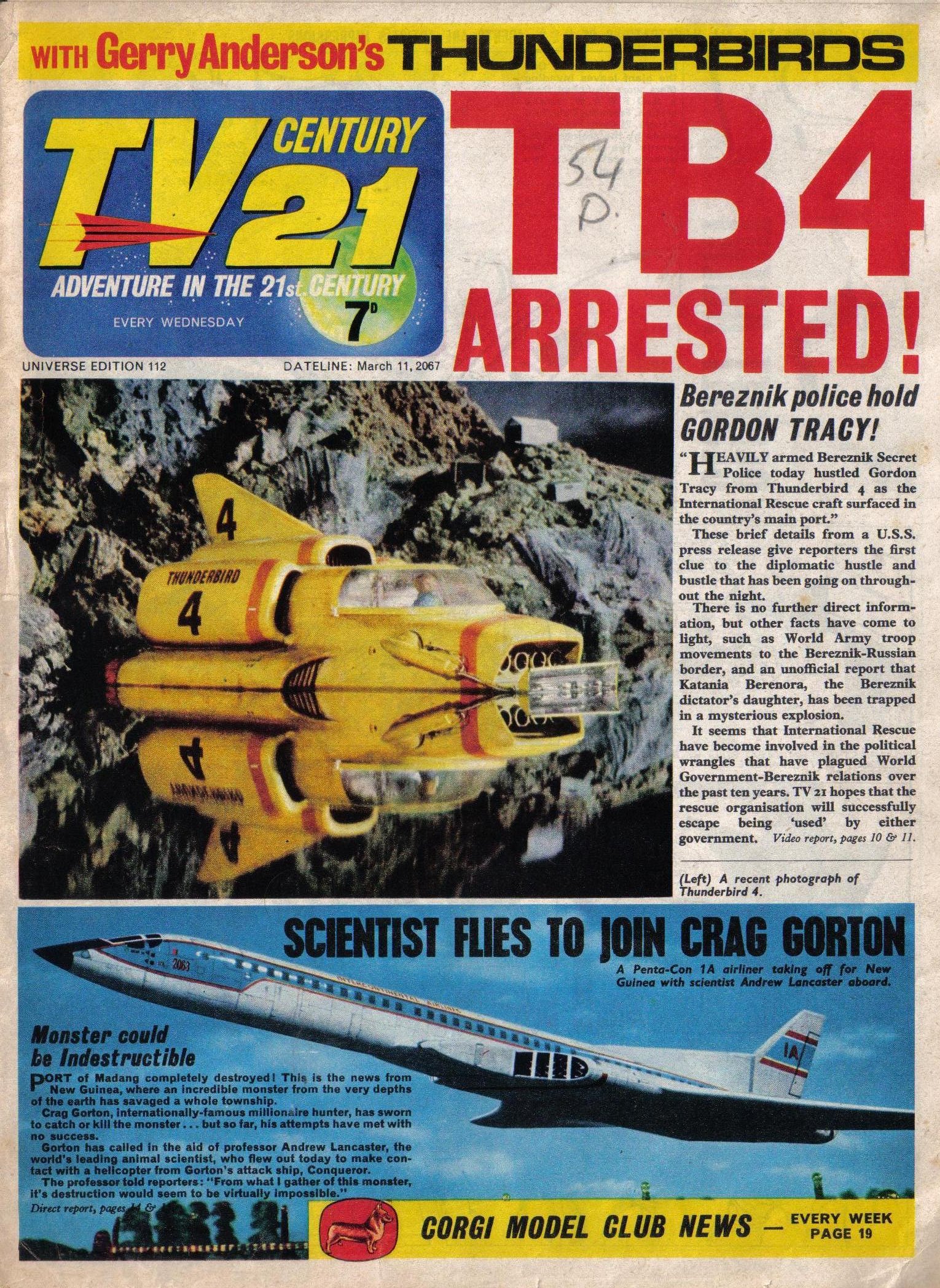 Read online TV Century 21 (TV 21) comic -  Issue #112 - 1