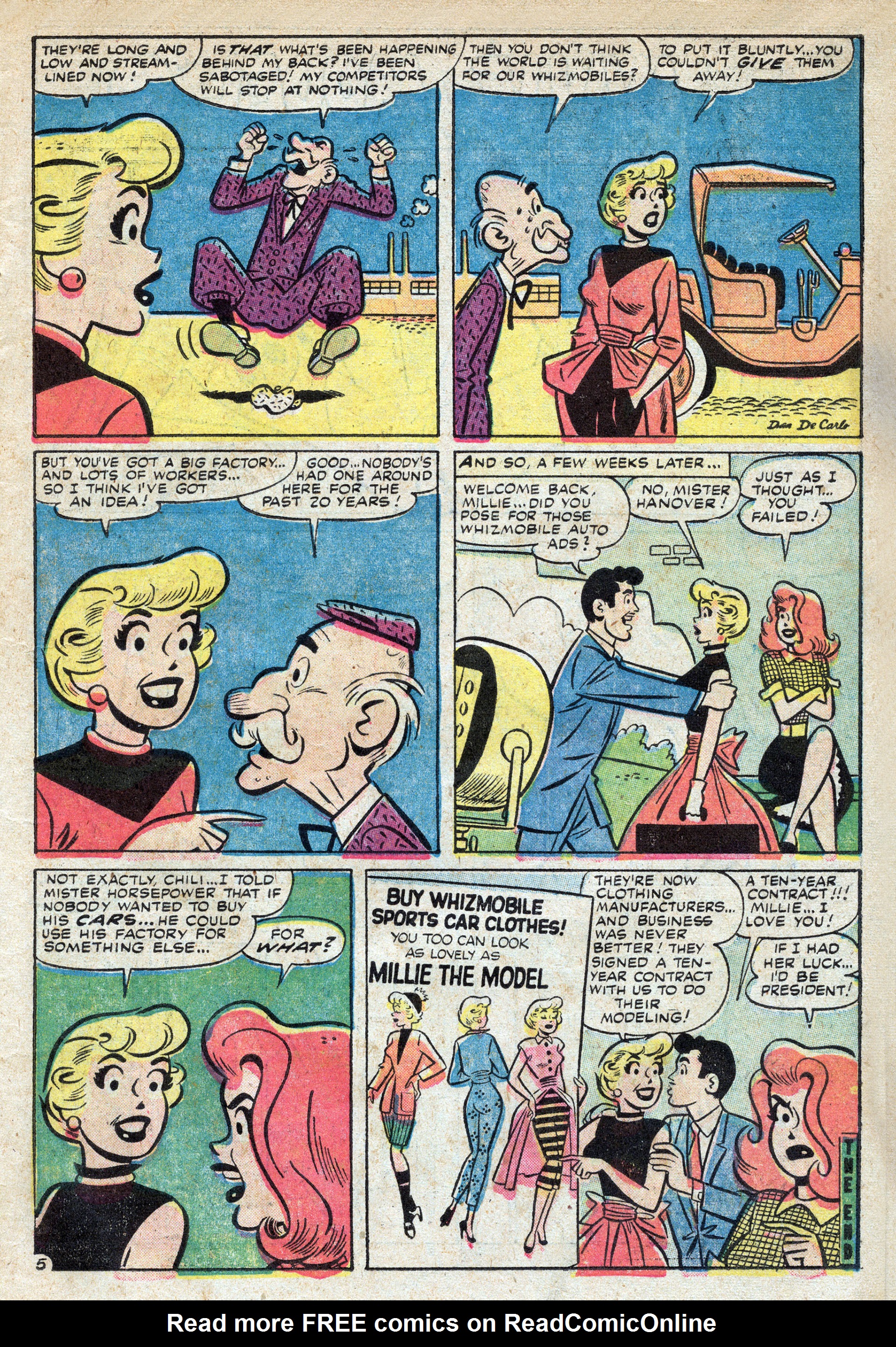 Read online Millie the Model comic -  Issue #78 - 7