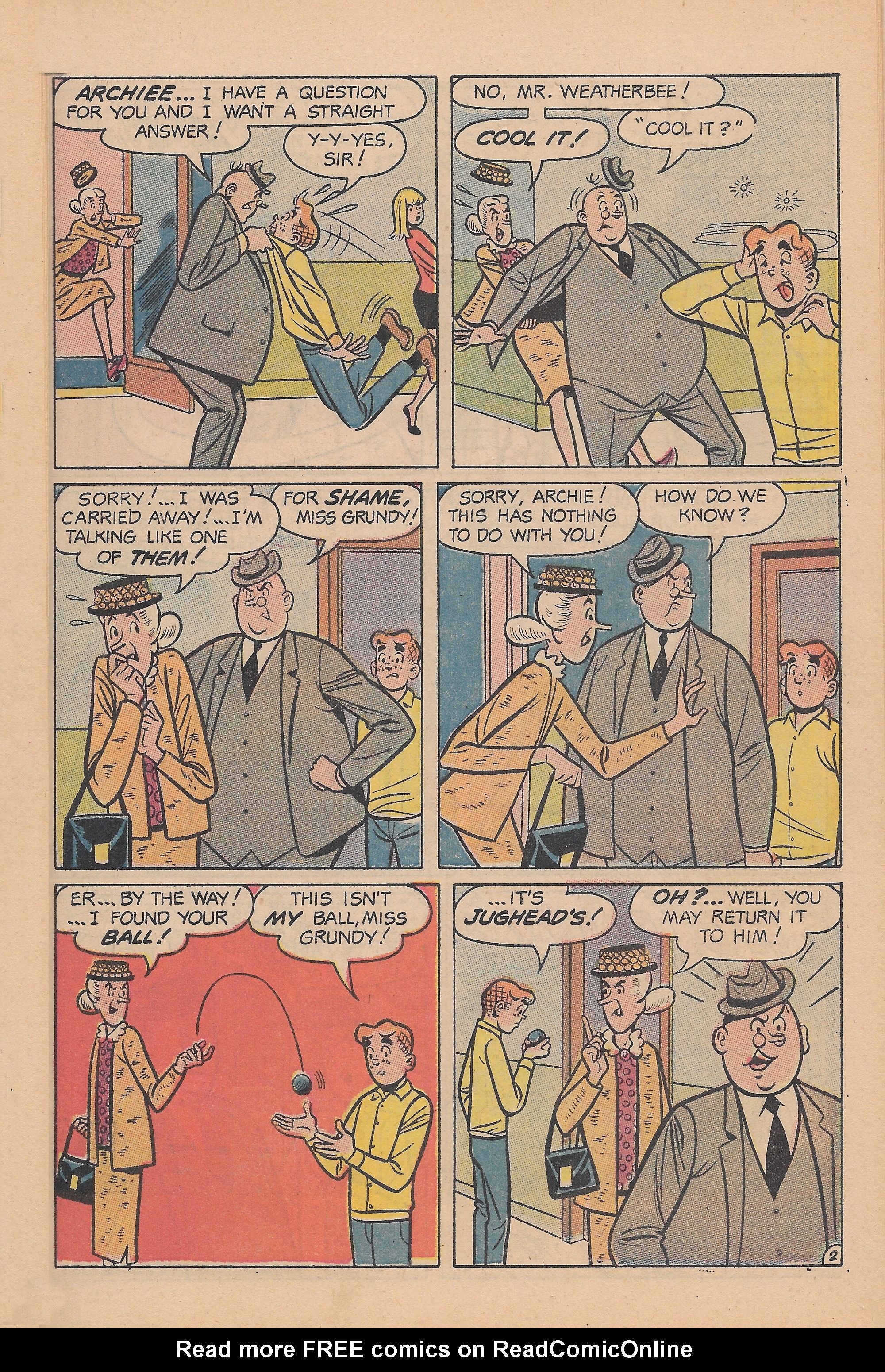 Read online Archie's TV Laugh-Out comic -  Issue #5 - 53