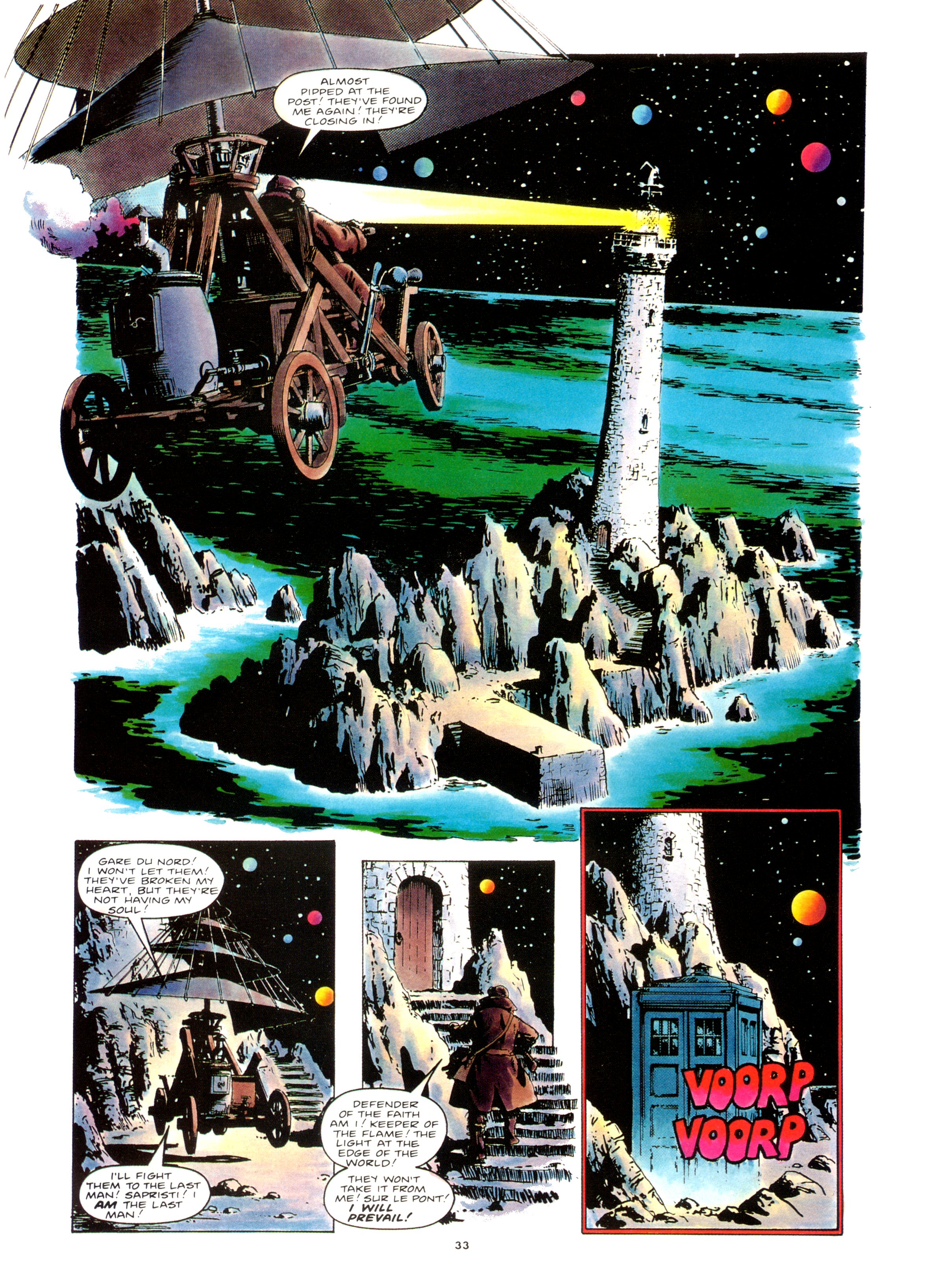 Read online Marvel Graphic Novel comic -  Issue #1 Doctor Who - Voyager - 16